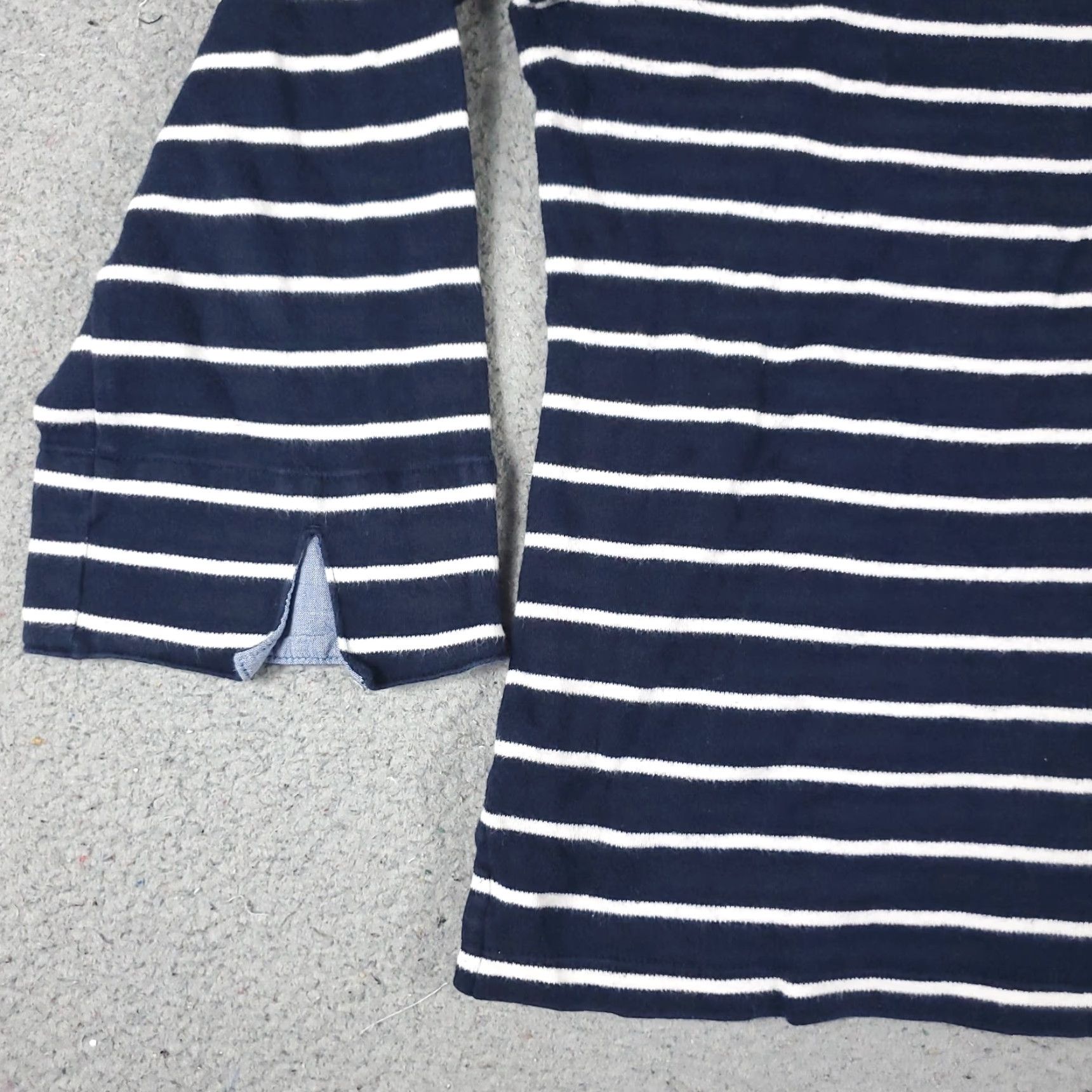 Nautica VINTAGE Nautica T-Shirt Women Large Blue White Striped Casual Long Sleeve Shirts American 90s Womens Size L / US 10 / IT 46 - 3 Thumbnail