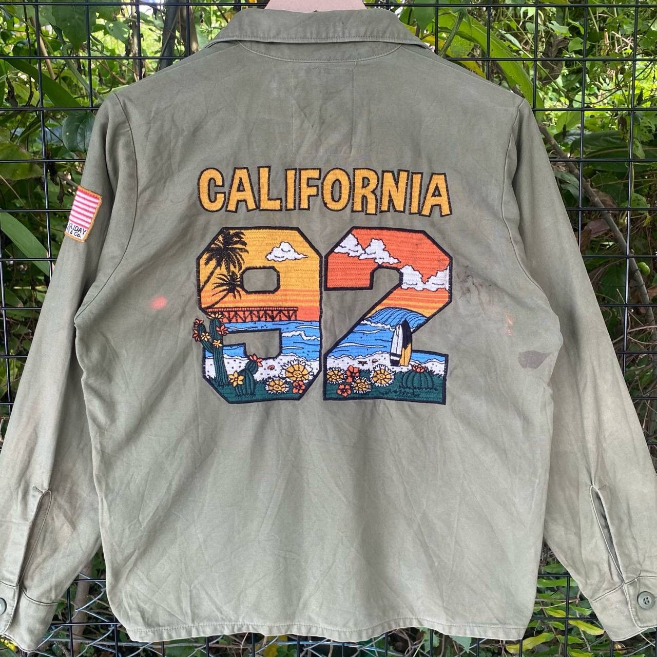 Vintage Vtg Rodeo Crown Wide Bowl Military Button Up Size S / US 4 / IT 40 - 10 Thumbnail