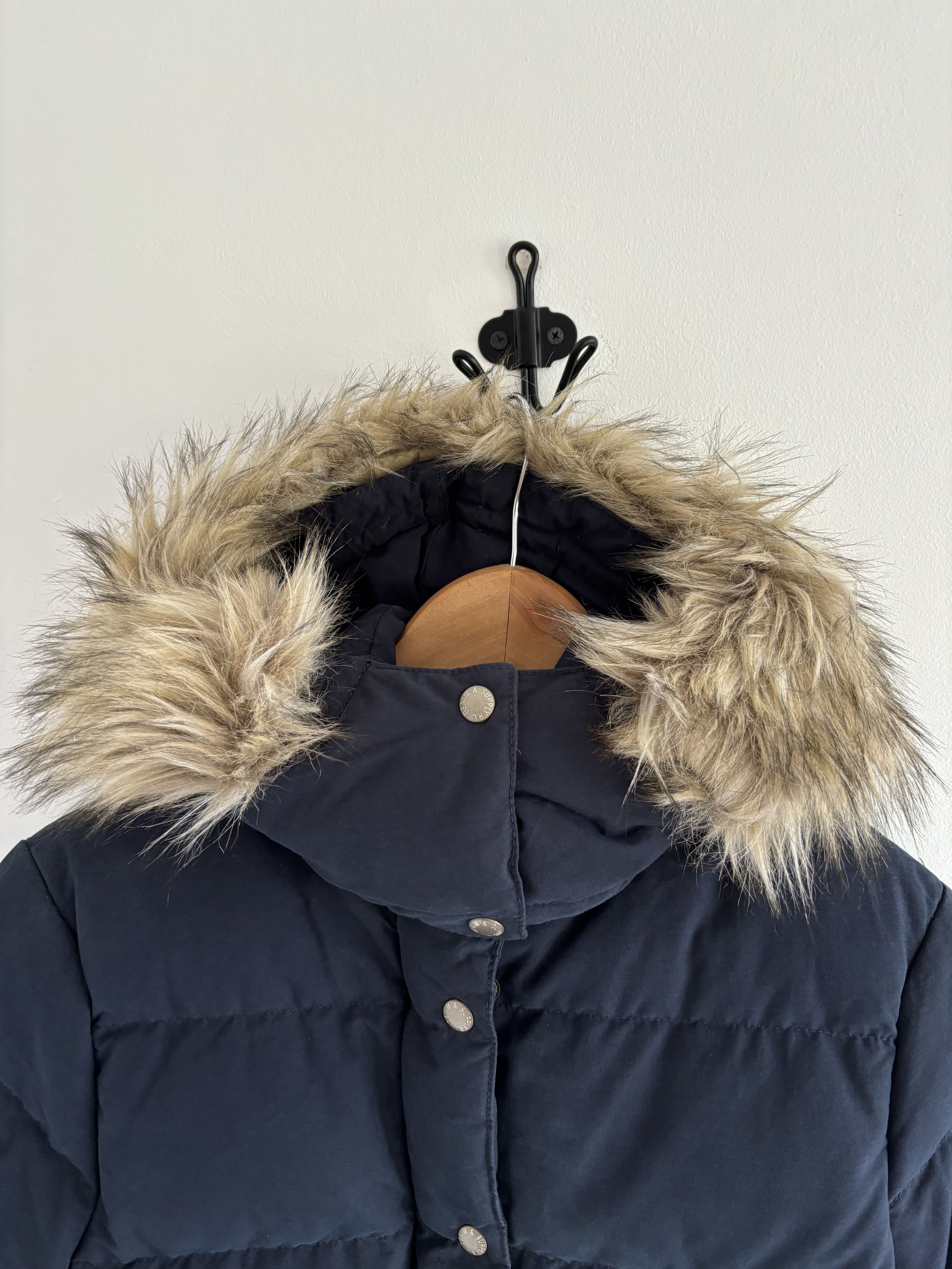 Polo Ralph Lauren Ralph Lauren Denim Supply Fur 650 Down Parka Jacket Washed Size S / US 4 / IT 40 - 3 Thumbnail