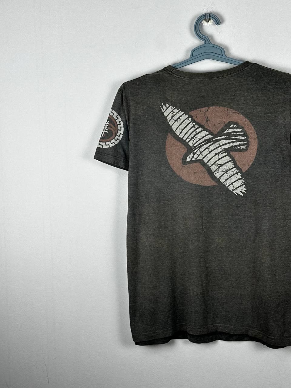 Vintage Crazy Y2K Grunge Hayabusa Affliction Style Short Sleeve Size US L / EU 52-54 / 3 - 8 Thumbnail