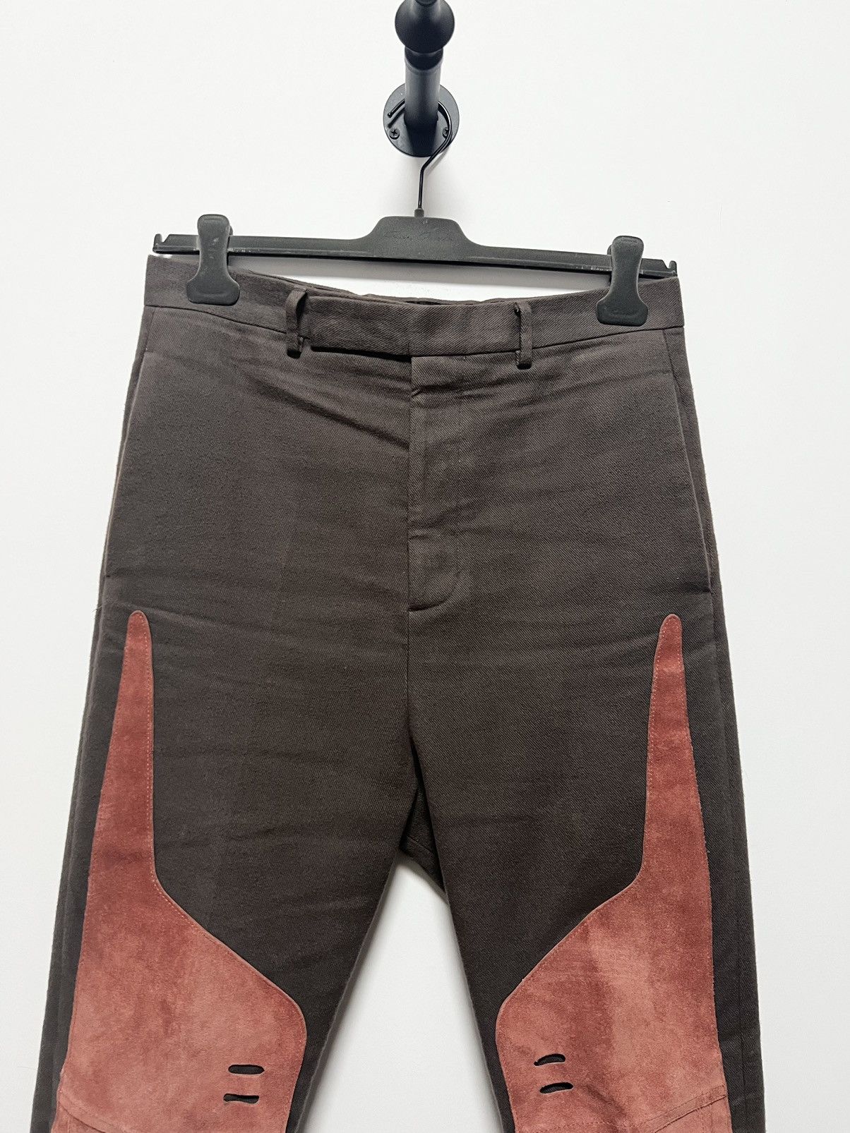 Rick Owens FW19 Rick Owens Larry Leather Astaires long Trousers Size US 30 / EU 46 - 4 Thumbnail
