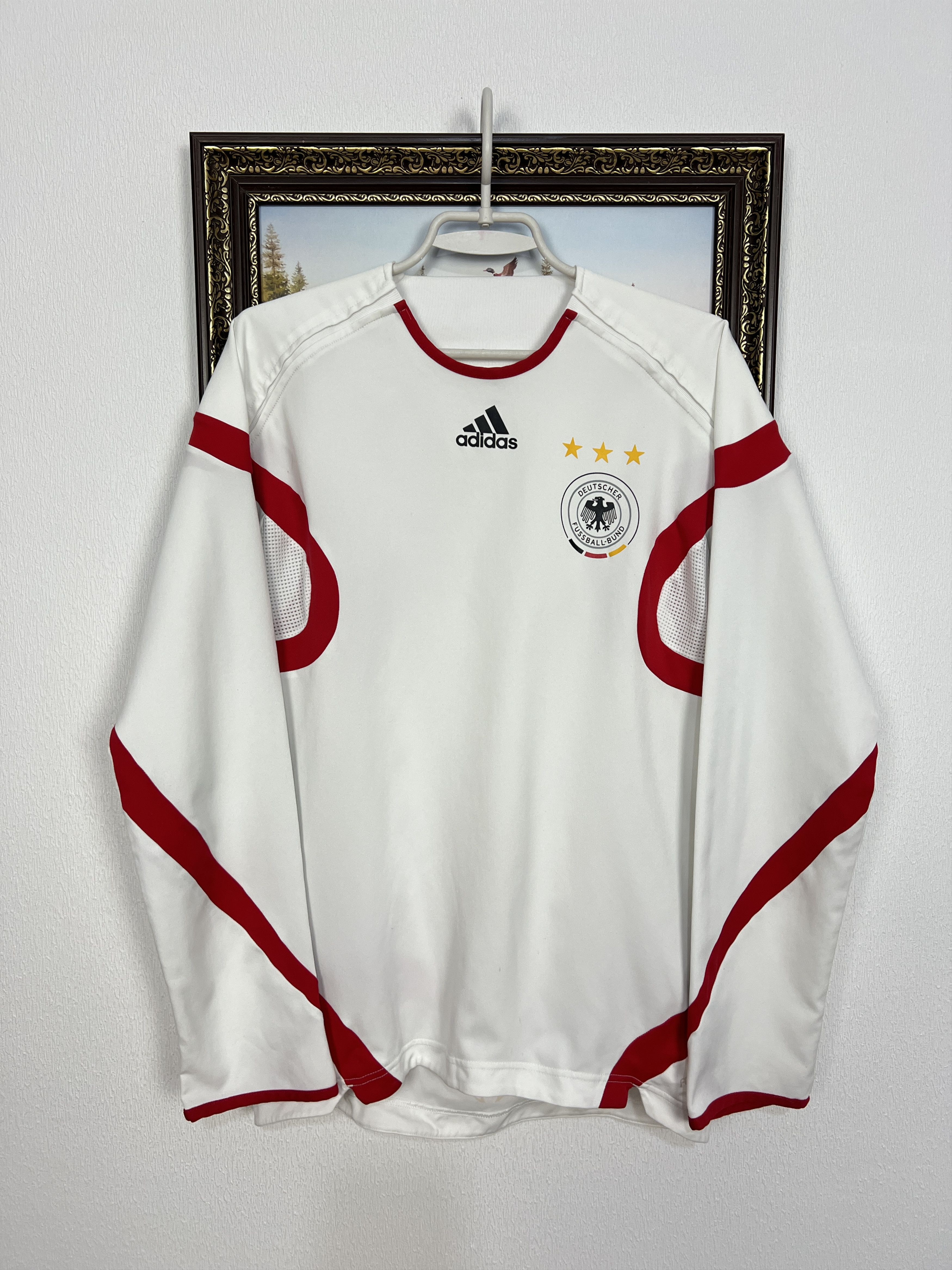 Adidas Germany Player Issue Football Sweatshirt Light Jacket Size US M / EU 48-50 / 2 - 1 Thumbnail
