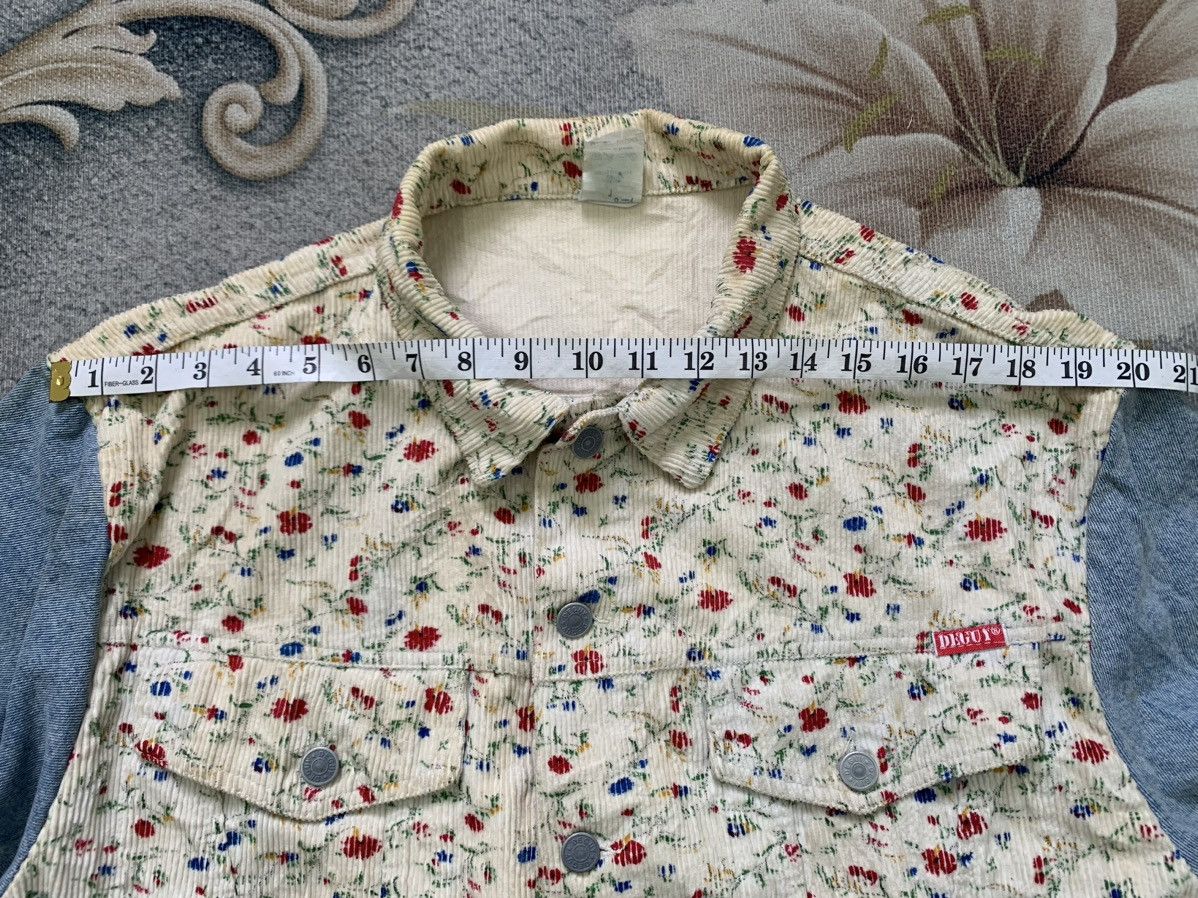 Art Comes First Flowers Art Deguy Paris Crop Jacket Made in France Size US M / EU 48-50 / 2 - 12 Thumbnail