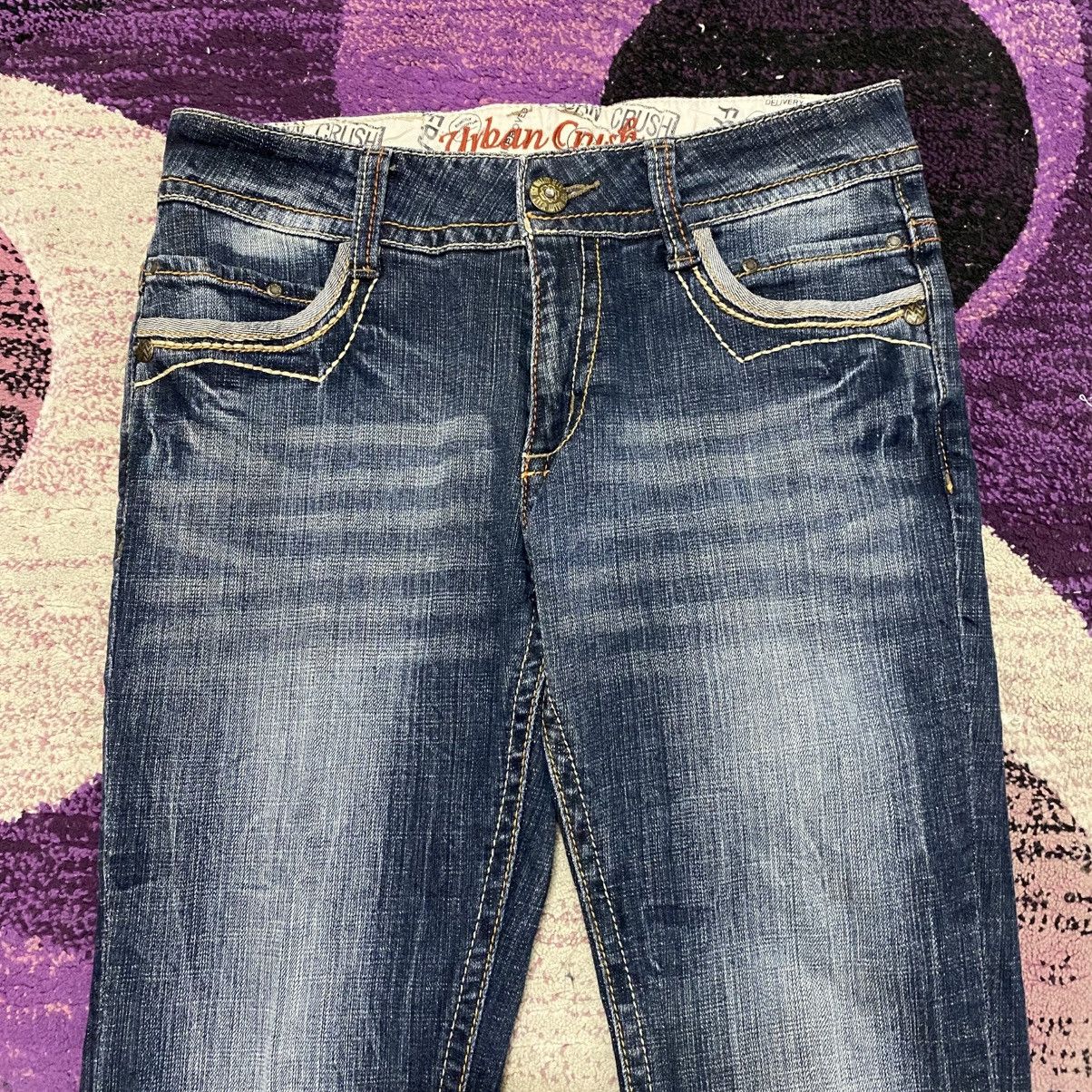 Japanese Brand Vintage Flare Urban Crush Denim Jeans Size US 30 / EU 46 - 2 Thumbnail