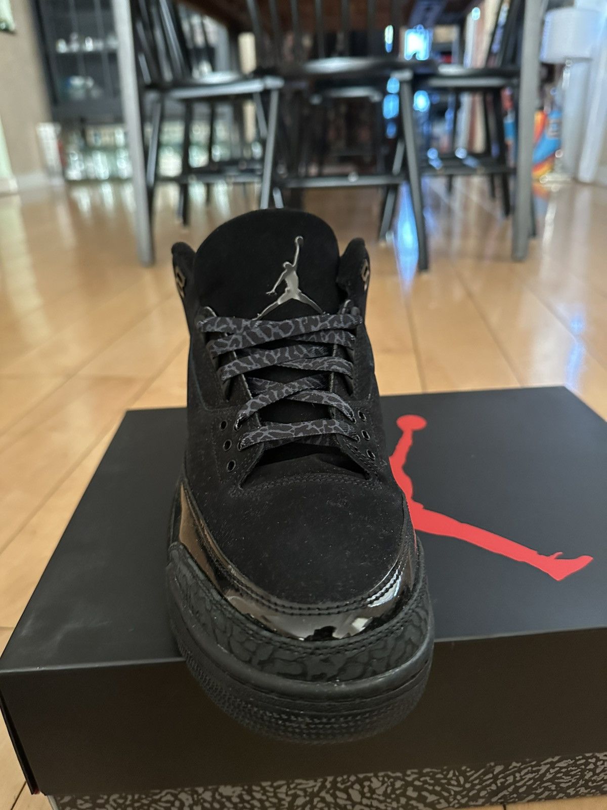 Jordan Brand Jordan 3 Black Cat Size US 10 / EU 43 - 3 Thumbnail