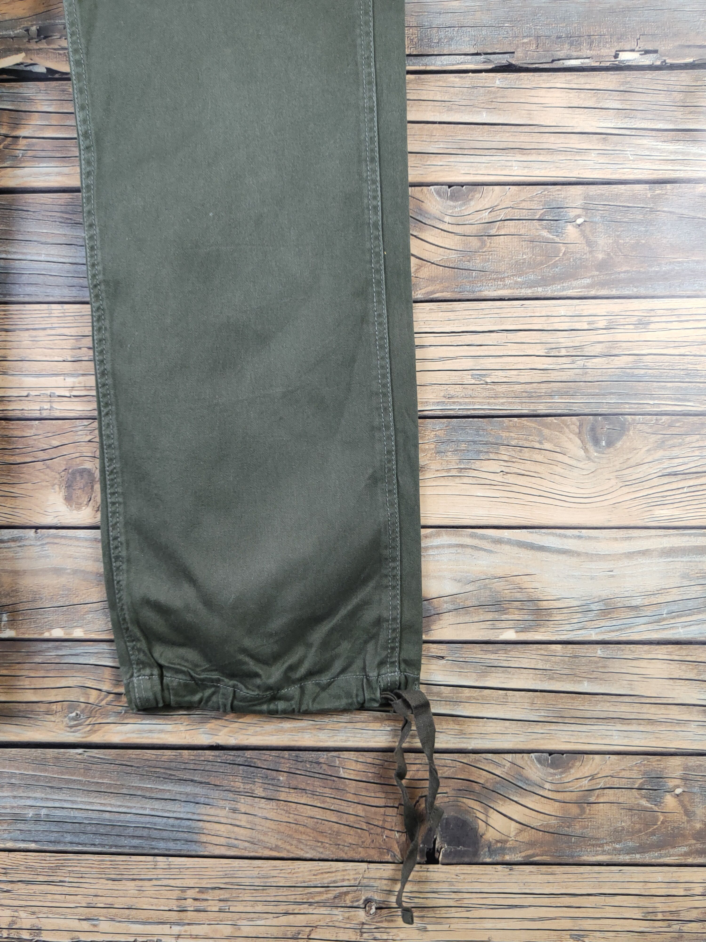 Japanese Brand DL Urban Now Green Multipocket Tactical Cargo Pants #1299 Size US 29 - 6 Thumbnail