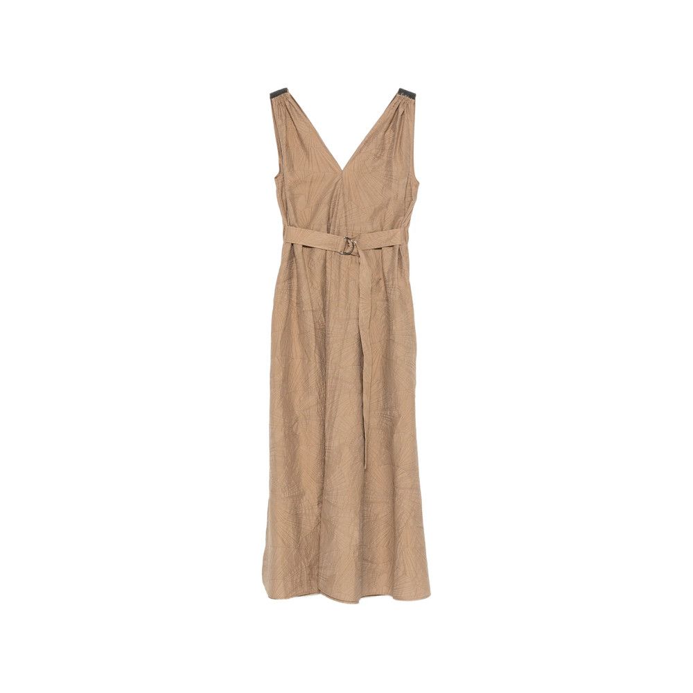 Brunello Cucinelli Brunello Cucinelli BROWN Dresses - Day Dresses Size L / US 10 / IT 46 - 1 Thumbnail