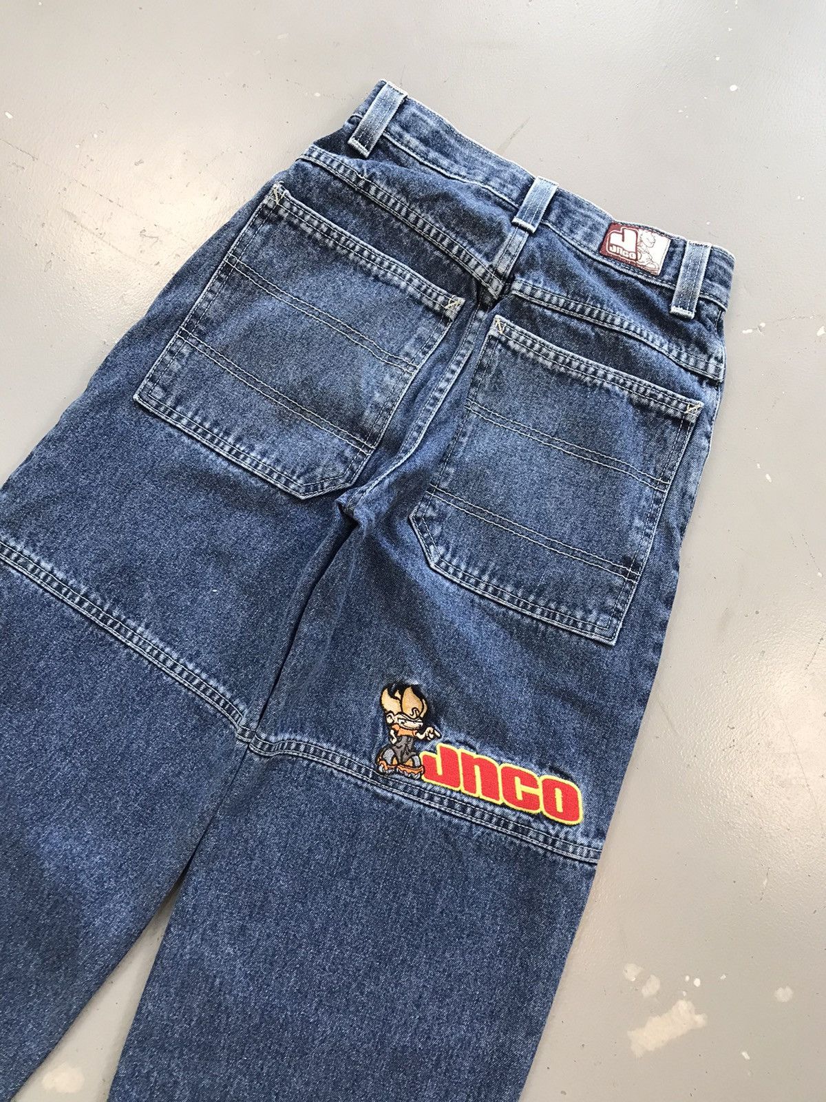JNCO × Vintage Vintage Jnco crazy boy embroidered denim Size 24" / US 00 / IT 34 - 10 Thumbnail