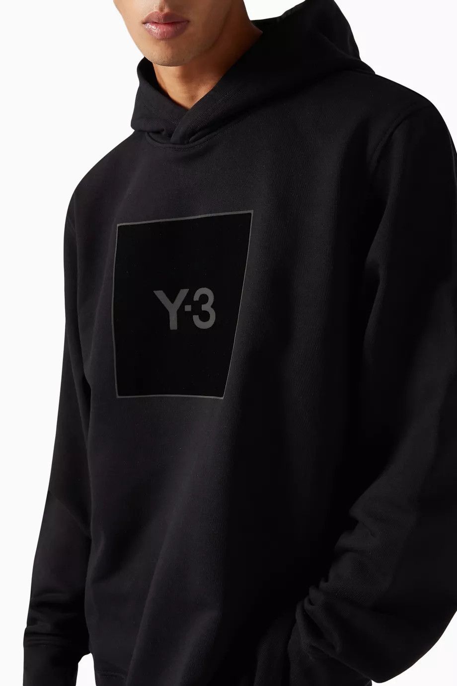 Y-3 o1y0525 Logo Hoodie in Black Size US XXS / EU 40 - 2 Thumbnail