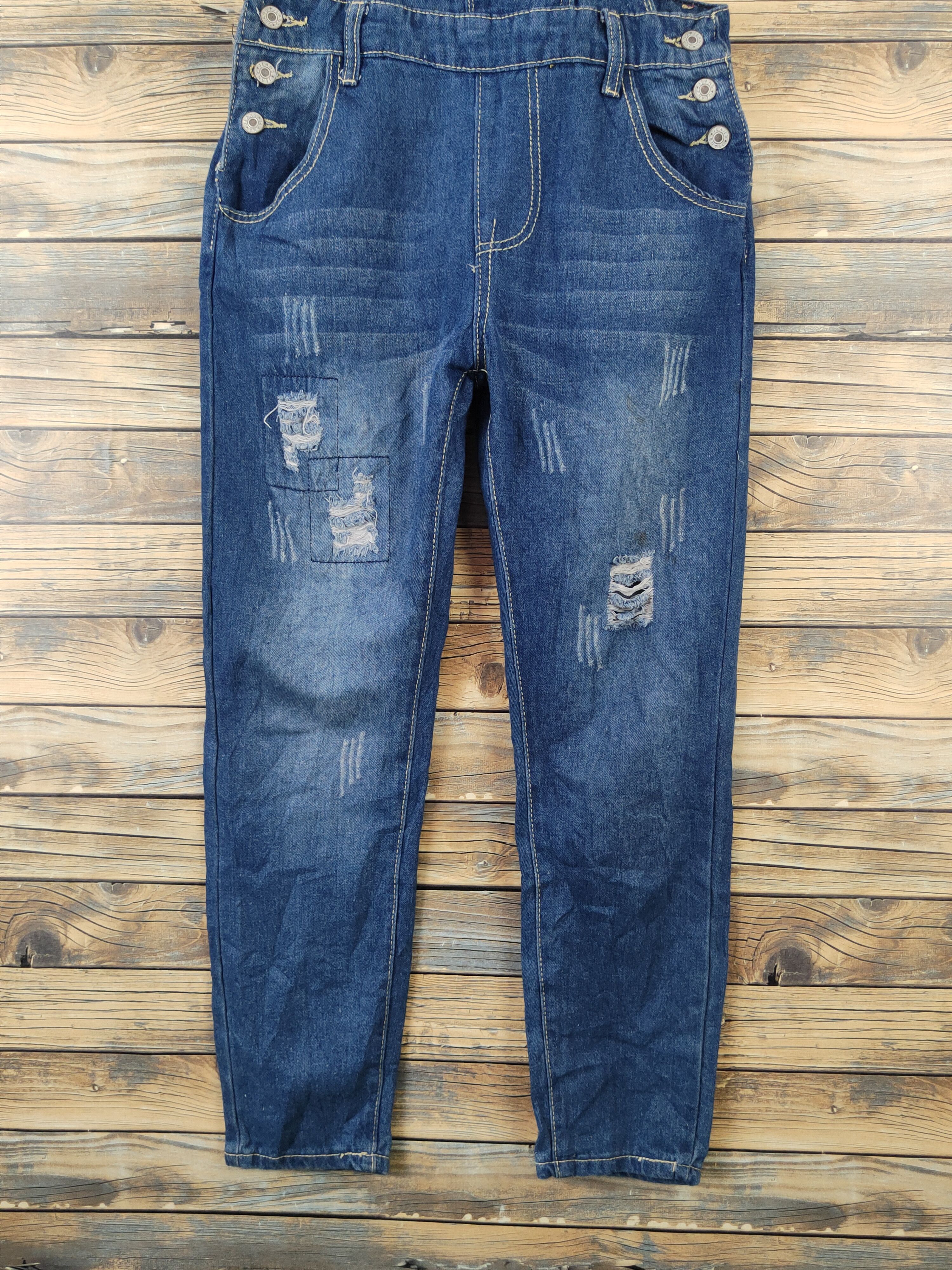 Japanese Brand × Vintage Vintage Japanese Brand Blue Denim Jumpsuits Size 30" / US 8 / IT 44 - 5 Thumbnail