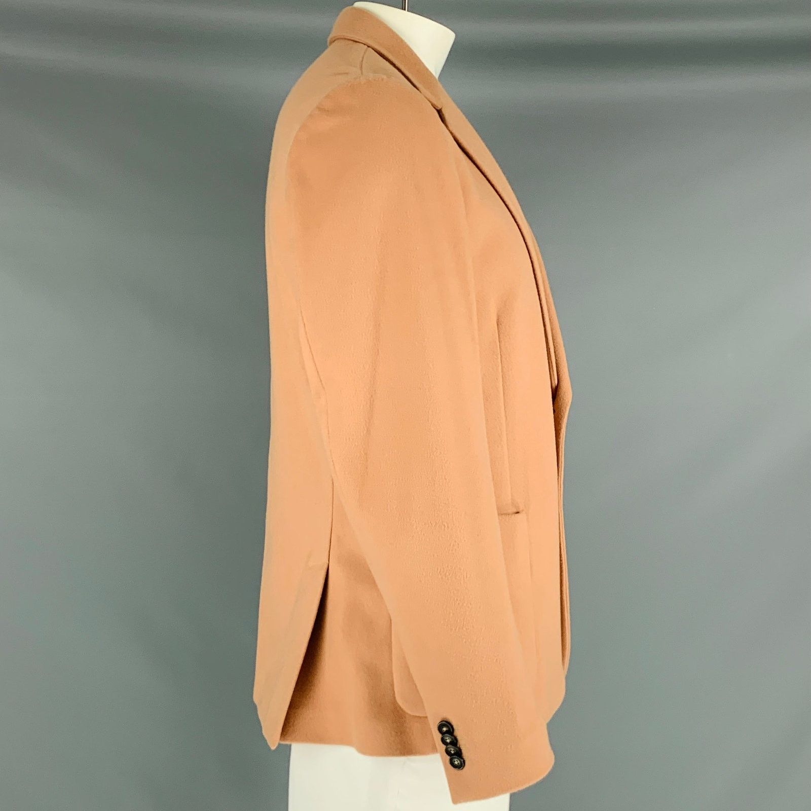 Paul Smith PAUL SMITH Size 44 Rose Wool Cashmere Notch Lapel Sport Coat Size 44R - 2 Thumbnail