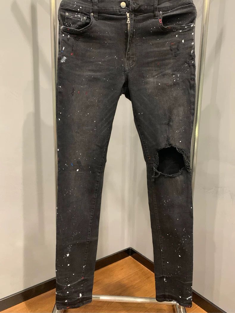 Amiri Amiri Ink-splashed jeans 2501-Nextarrow Size US 33 - 4 Thumbnail