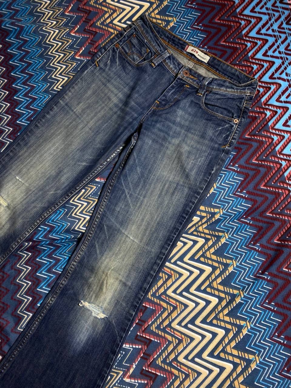 Levi's × Vintage VINTAGE LEVIS 629 DISTRESS JEANS Size US 26 / EU 42 - 6 Thumbnail