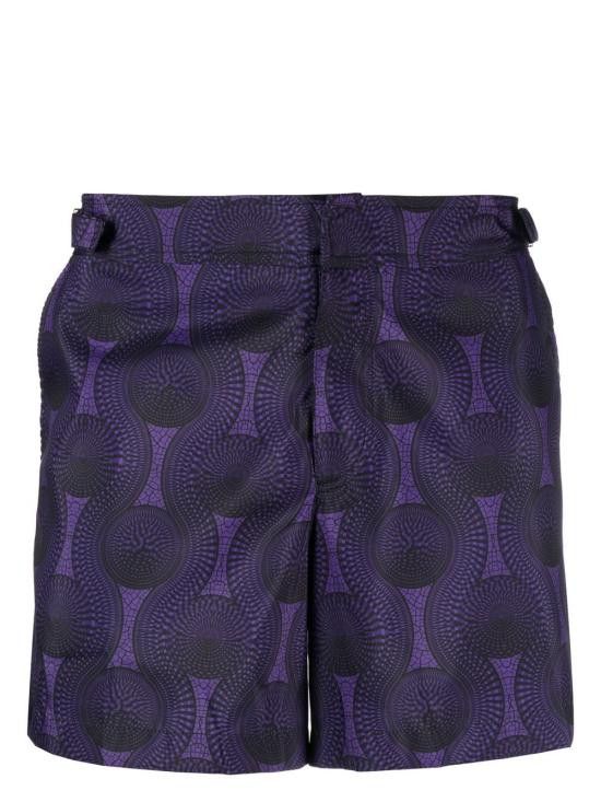 Ozwald Boateng OZWALD BOATENG Men Swim Pants 303 7000750 Purple Size US 40 / EU 56 - 1 Thumbnail