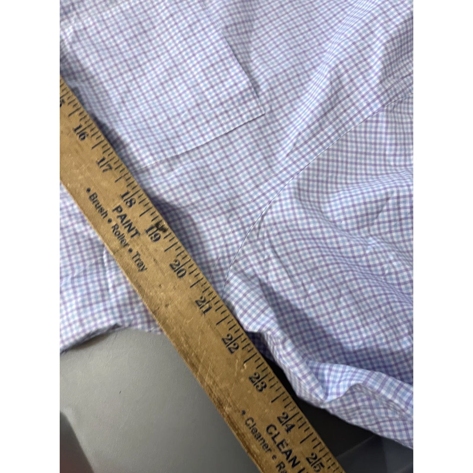Jos. A. Bank Jos. A. Bank Traveler Mens Plaid Long Sleeve Button Down Shirt 15.5/33 Blue Cotton Tailored Fit Regular Household? Size US L / EU 52-54 / 3 - 5 Thumbnail