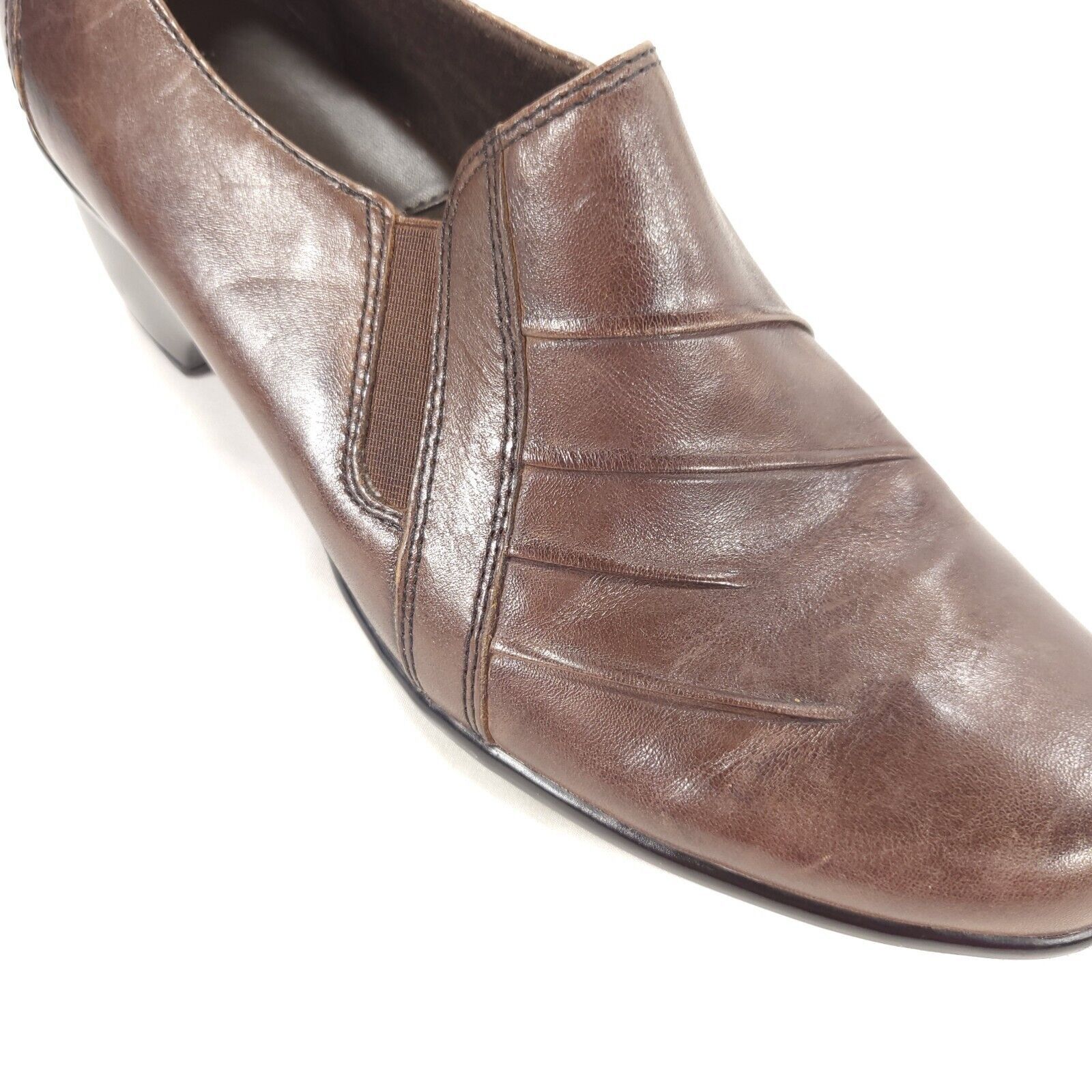 Clarks Clarks Partridge Block Heel Loafer Womens Size 8 89488 Brown Size US 8 / IT 38 - 8 Thumbnail