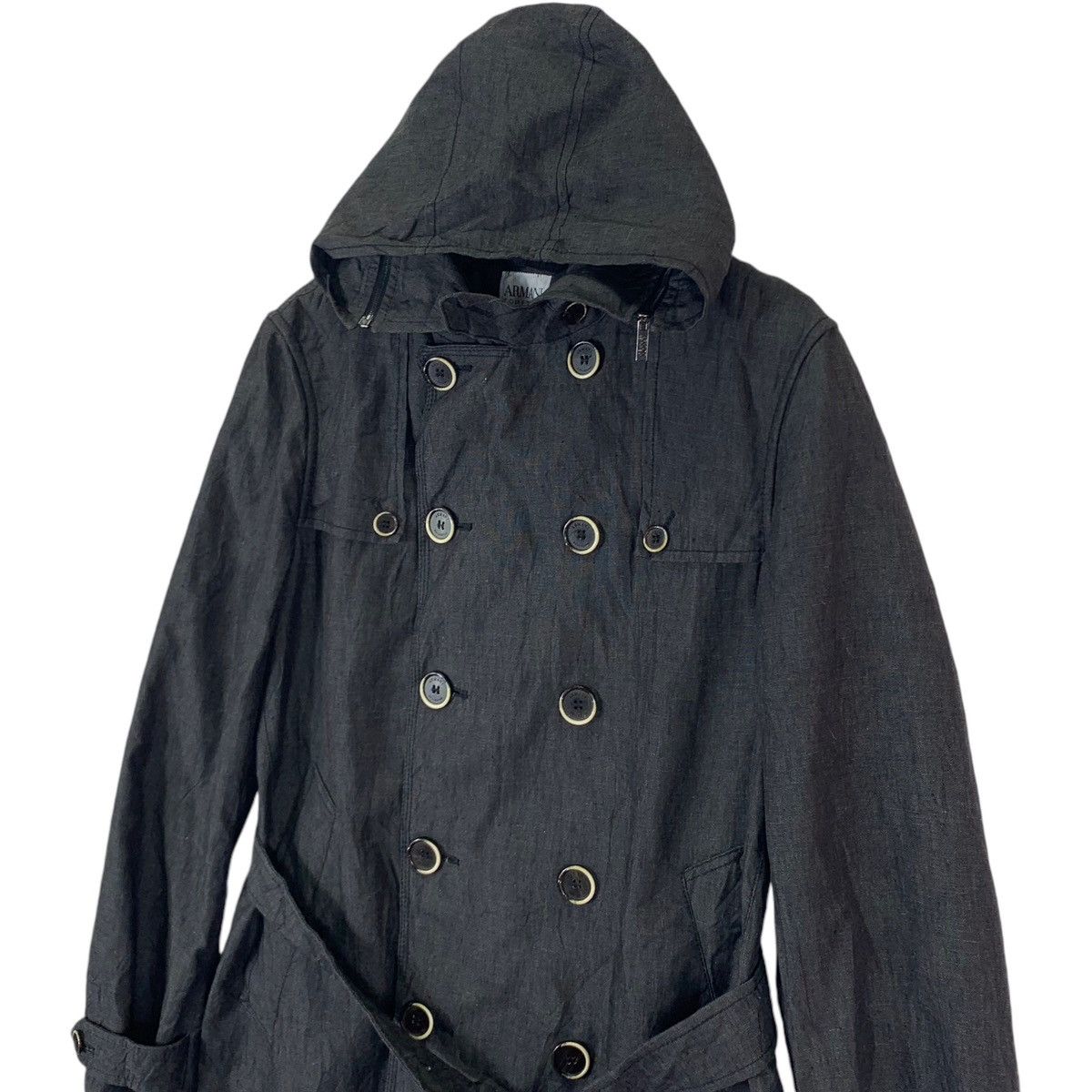 Armani × Giorgio Armani ⚡️⚡️Vintage Armani Collection Water Repellent Hoodie Jacket Size US M / EU 48-50 / 2 - 3 Thumbnail
