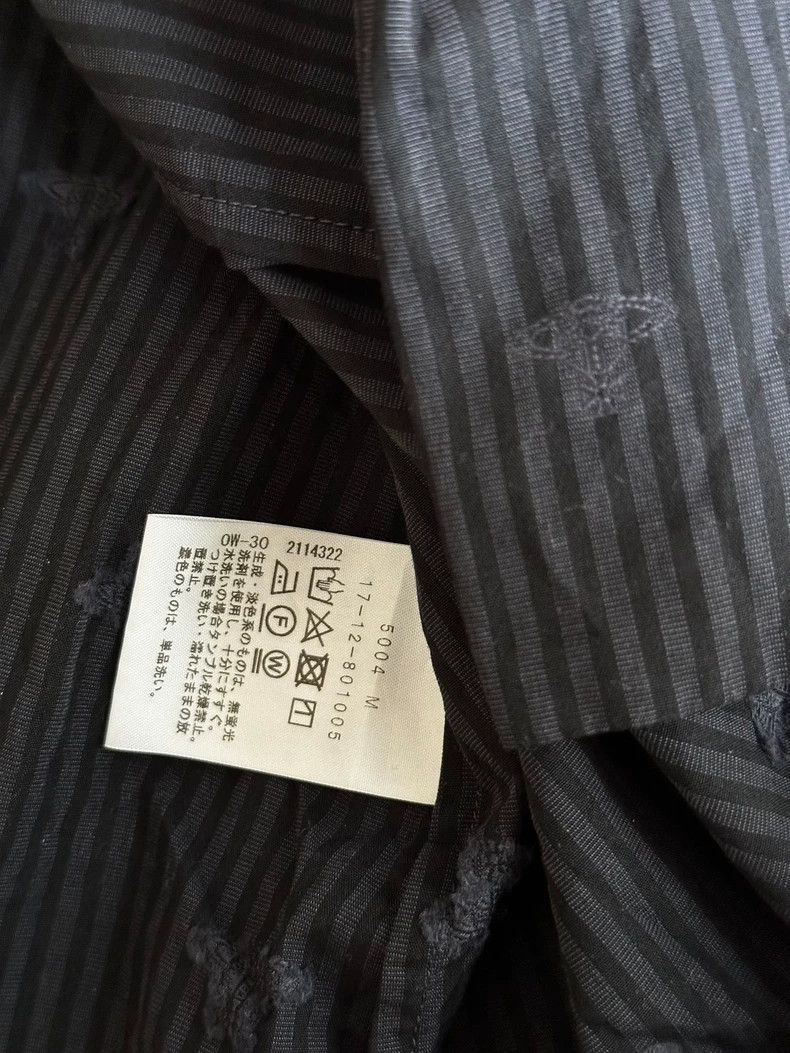 Vivienne Westwood Vivienne Westwood Black overcoat with dark blue stripes Size M / US 6-8 / IT 42-44 - 5 Thumbnail