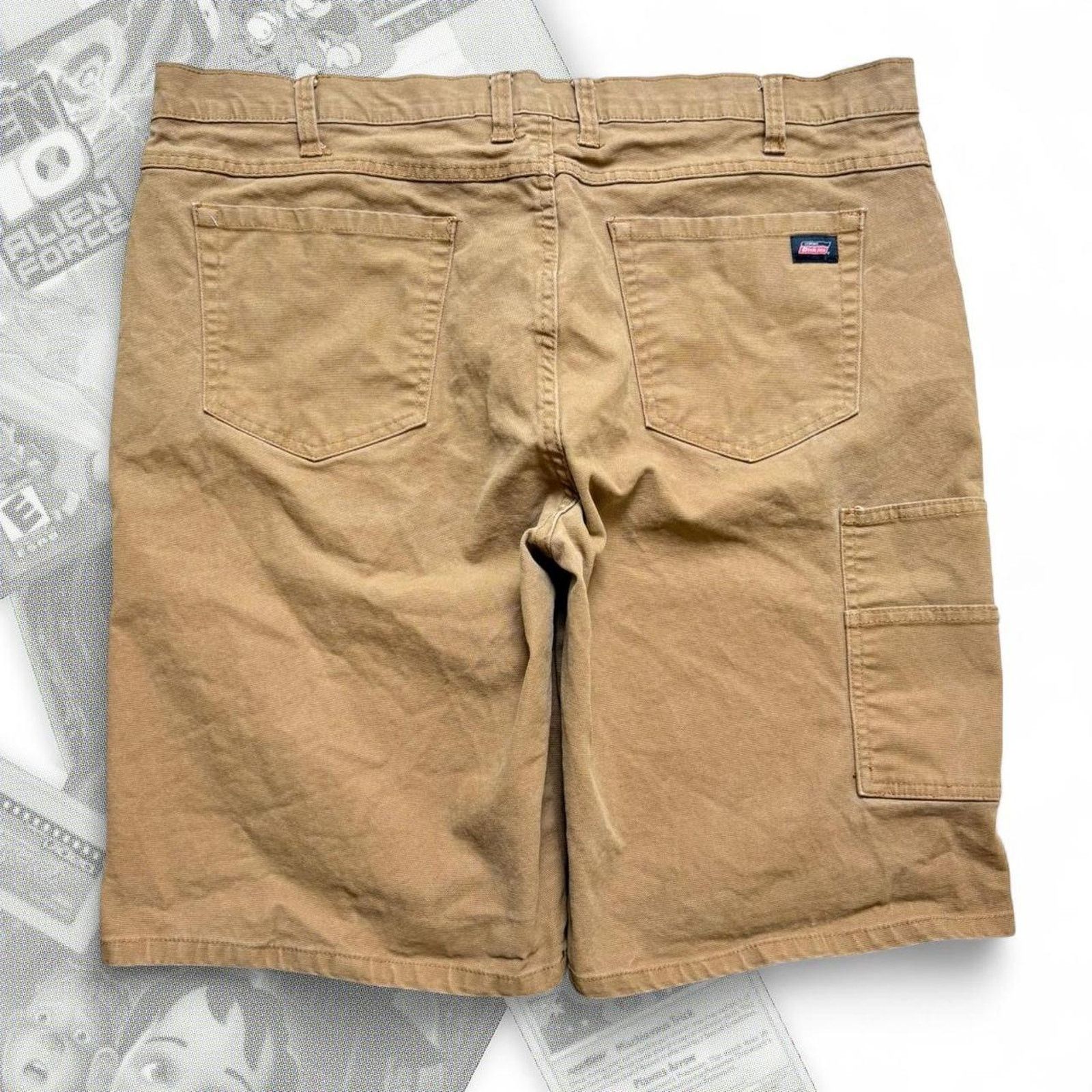 Dickies Brown Dickies Carpenter Workwear / Utility Canvas Shorts Size US 40 / EU 56 - 1 Thumbnail