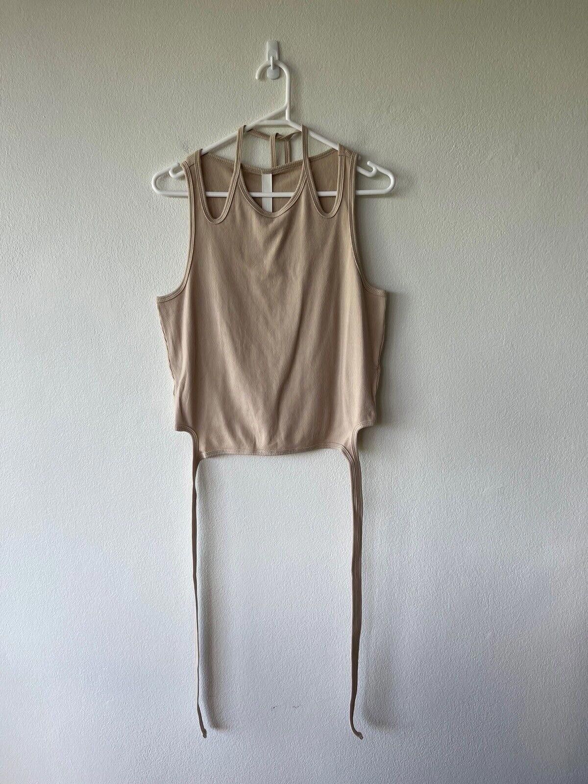 Dion Lee New dion lee halter tie top tank singlet tan extra large xl Size XL / US 12-14 / IT 48-50 - 1 Thumbnail