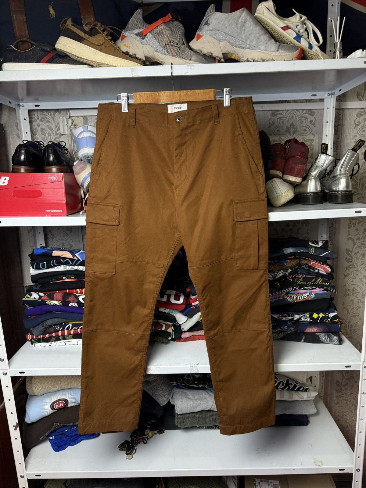 Japanese Brand Vintage Ikka Cargo Pants Japanese Brand Multi pocket Size US 36 / EU 52 - 1 Thumbnail