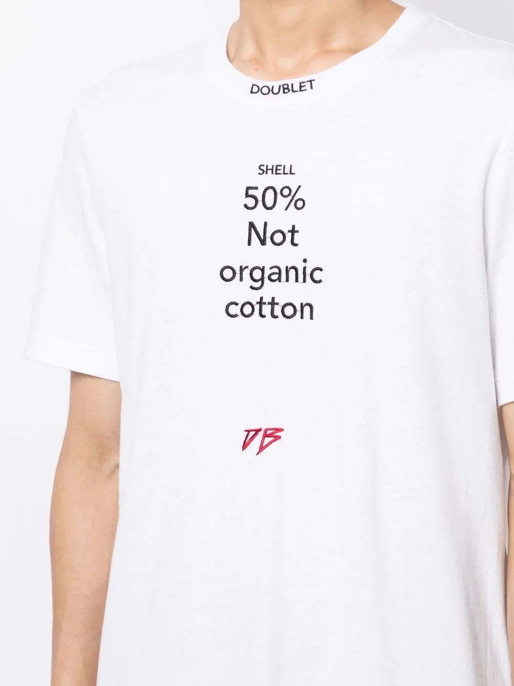 Doublet o1mris0824 Knit T-Shirt in White Size US M / EU 48-50 / 2 - 8 Thumbnail