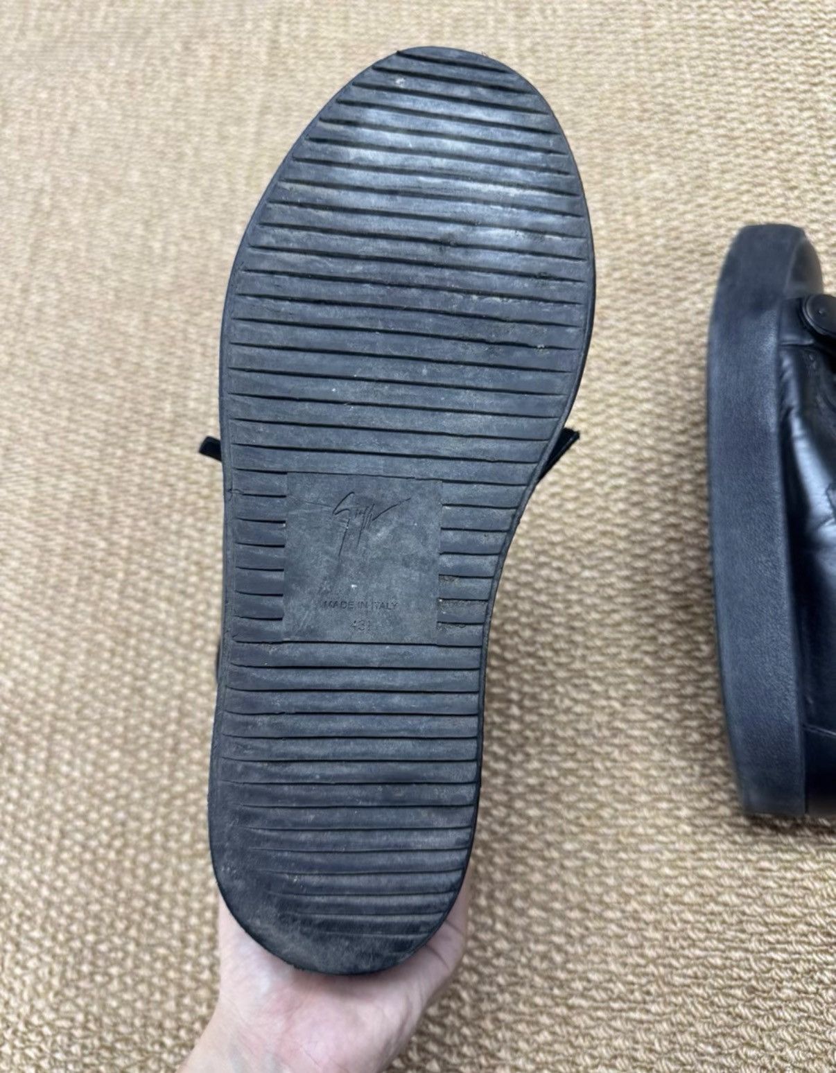 Giuseppe Zanotti Giuseppe Zanotti All Black Leather Dark Warrior K37 Size US 9.5 / EU 42-43 - 5 Thumbnail