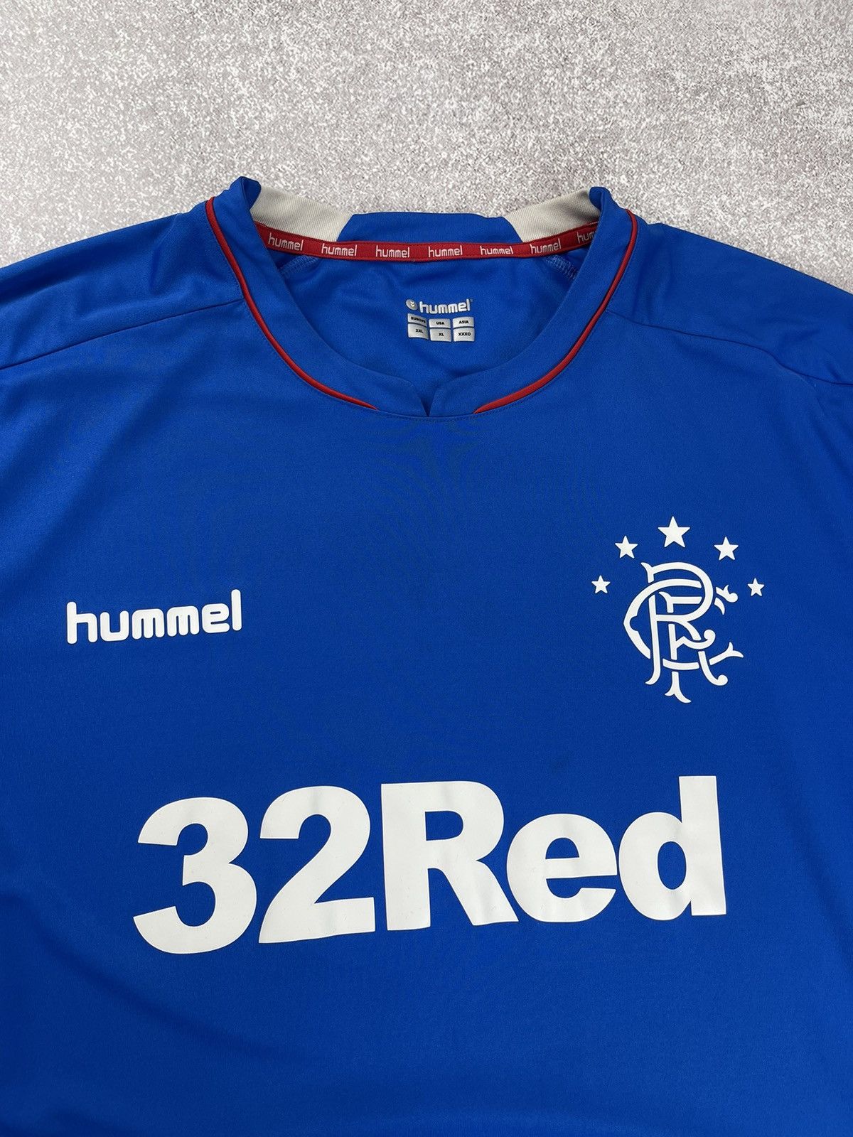 Vintage Glasgow Rangers 2018 2019 Home Football Shirt Soccer Jersey Size US XXL / EU 58 / 5 - 5 Thumbnail