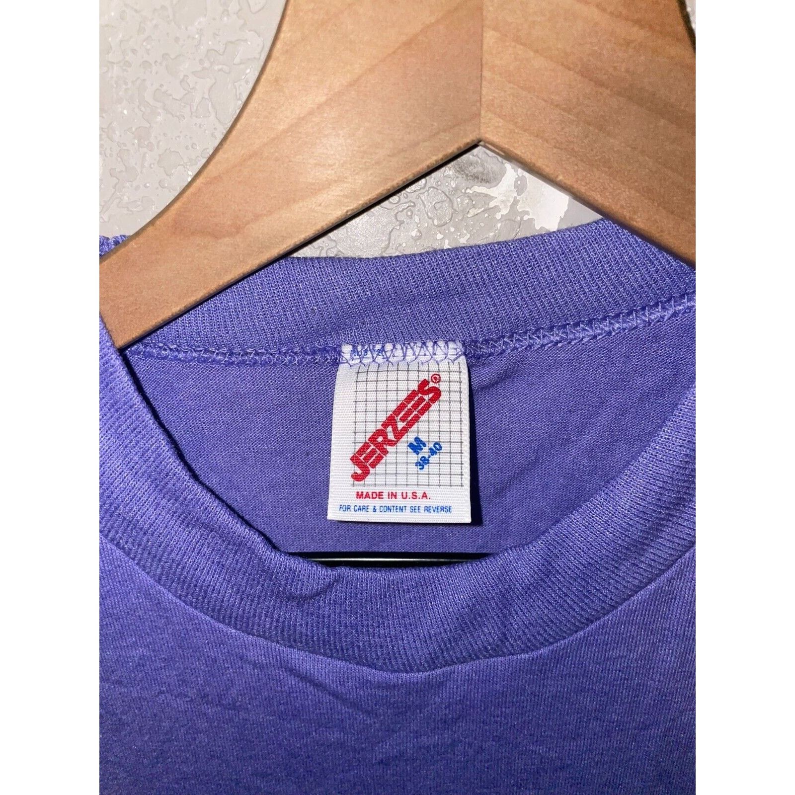 Jerzees Vintage Traverse City Shirt Test Print Grand Tetons Tee VTG Size US M / EU 48-50 / 2 - 8 Thumbnail