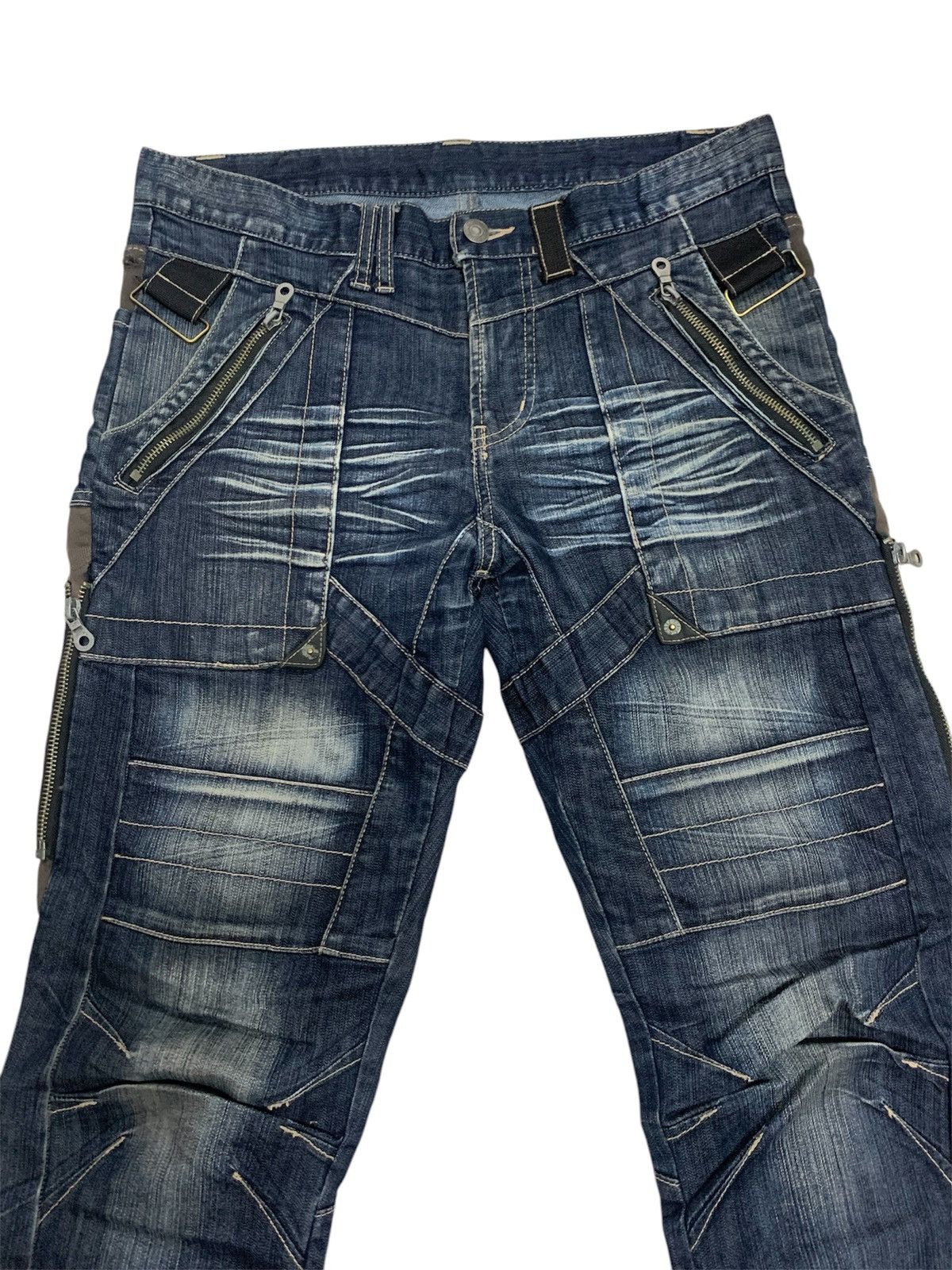 Japanese Brand × PPFM Ppfm zipper biker dope fades bush pants Size US 32 / EU 48 - 2 Thumbnail