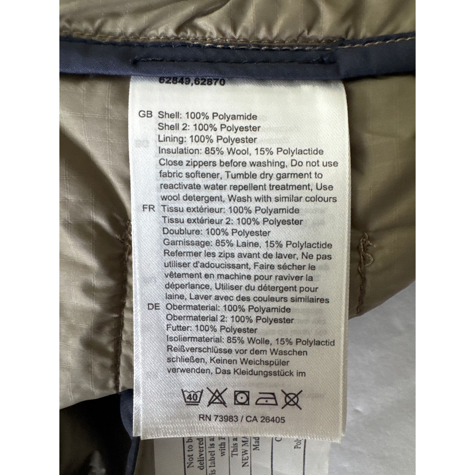 Helly Hansen Helly Hansen Movatn Wool Insulated Vest Fallen Rock MEDIUM Size M / US 6-8 / IT 42-44 - 7 Thumbnail