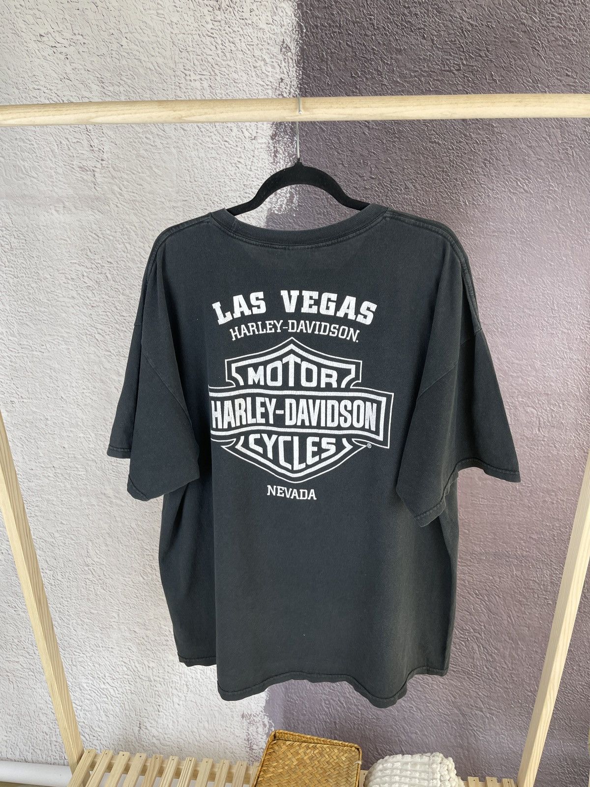 Harley Davidson × Vintage Harley-Davidson Skull vintage Las Vegas Nevada y2k tee Size US XXL / EU 58 / 5 - 2 Thumbnail