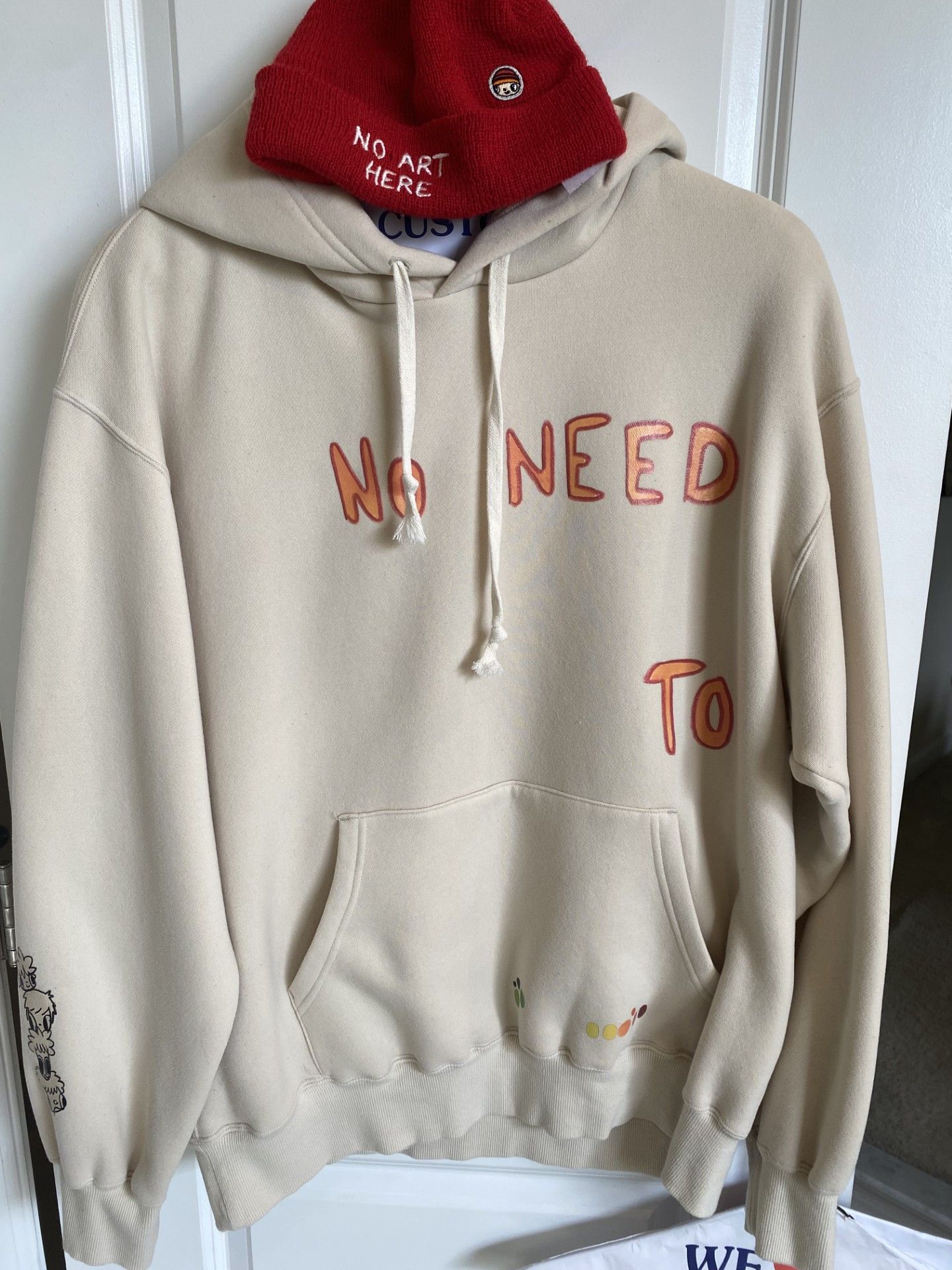 Other 2g Tokio x Javier Calleja No Art Here Hoodie with Hat Size US XL / EU 56 / 4 - 1 Thumbnail