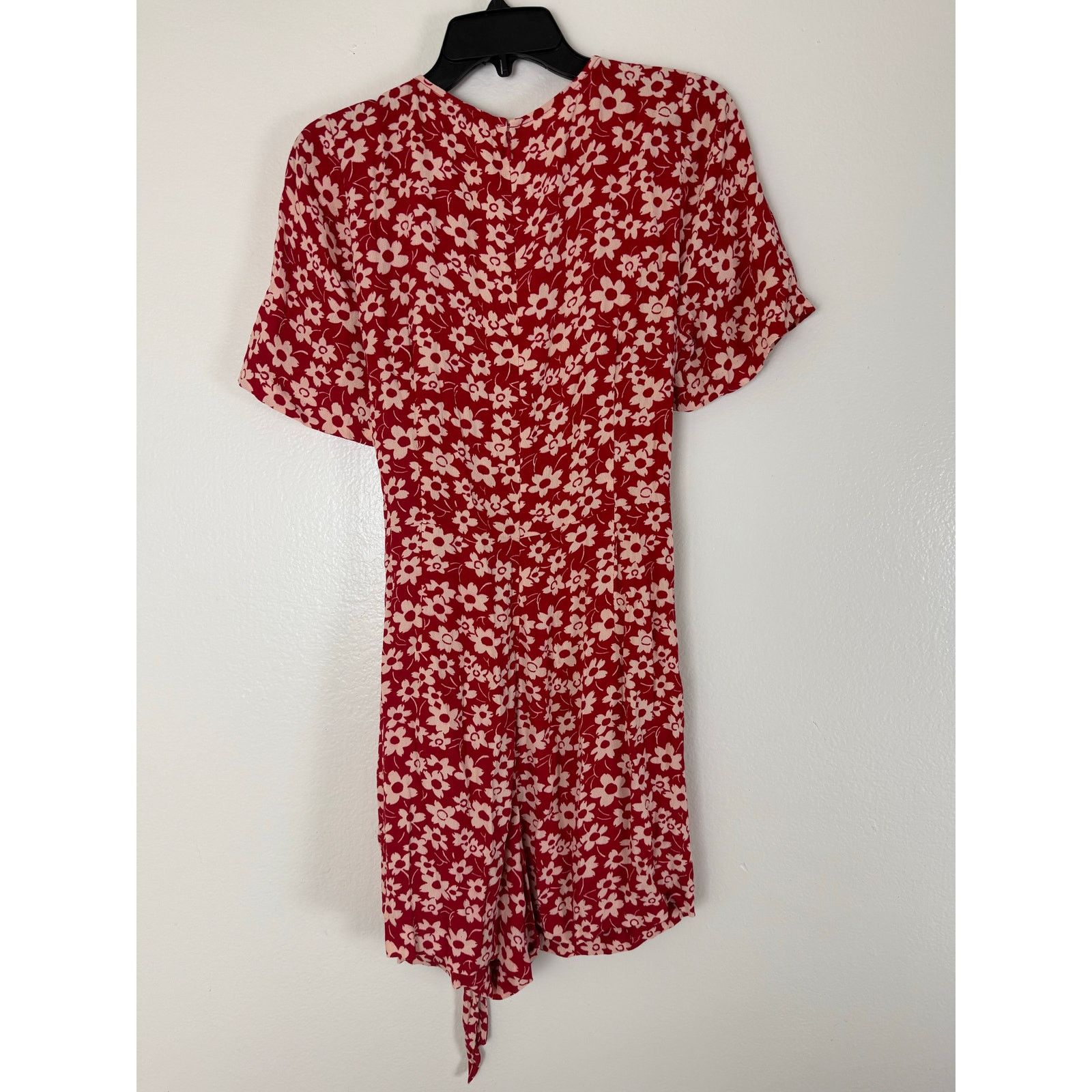 Madewell Madewell Wrap-Front Romper in Mini Daisy - Size 10 Size 32" / US 10 / IT 46 - 7 Thumbnail
