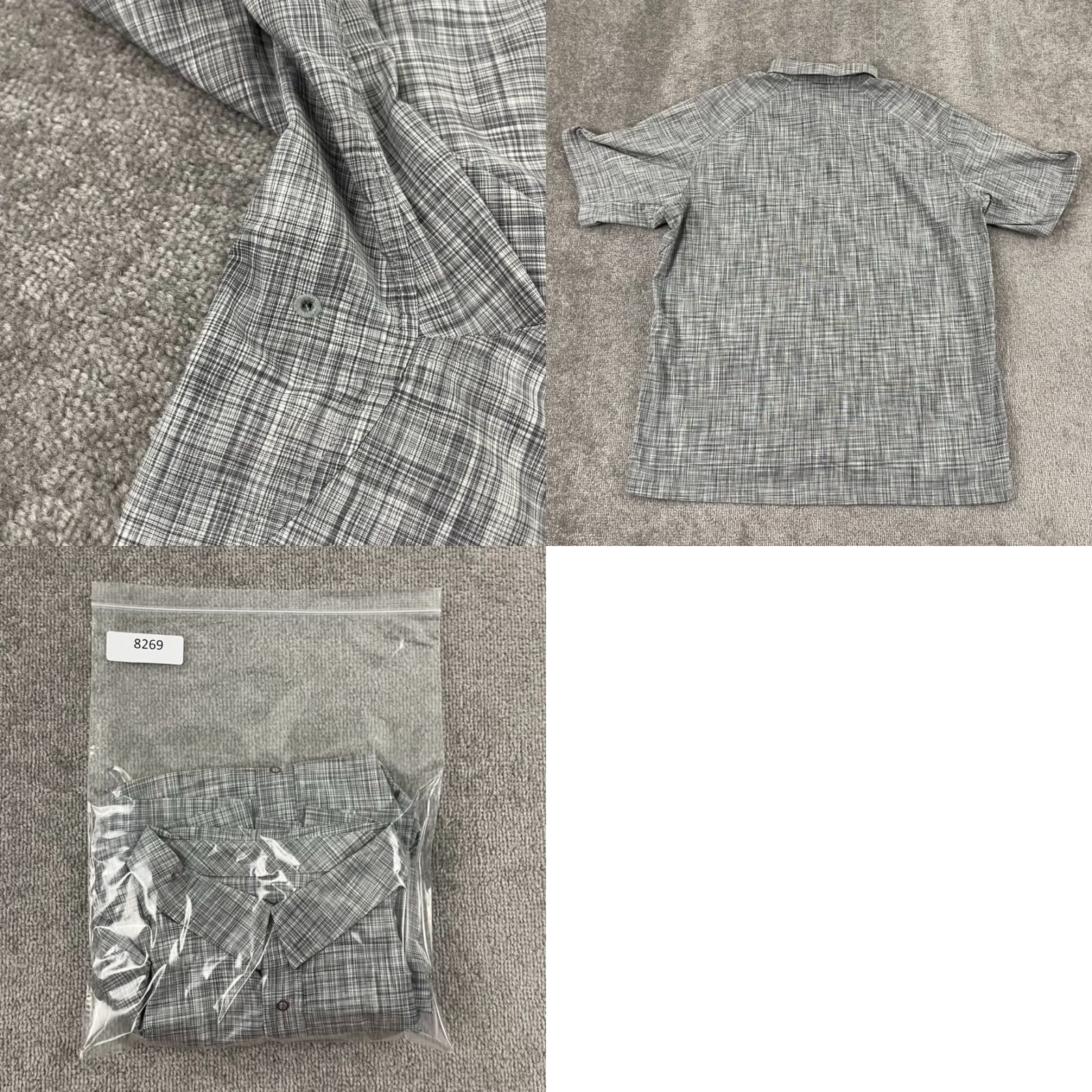 Vintage REI CO-OP Shirt Mens XL Gray Snap Up Hiking Backpacking Short Sleeve Shirt Size US XL / EU 56 / 4 - 8 Thumbnail