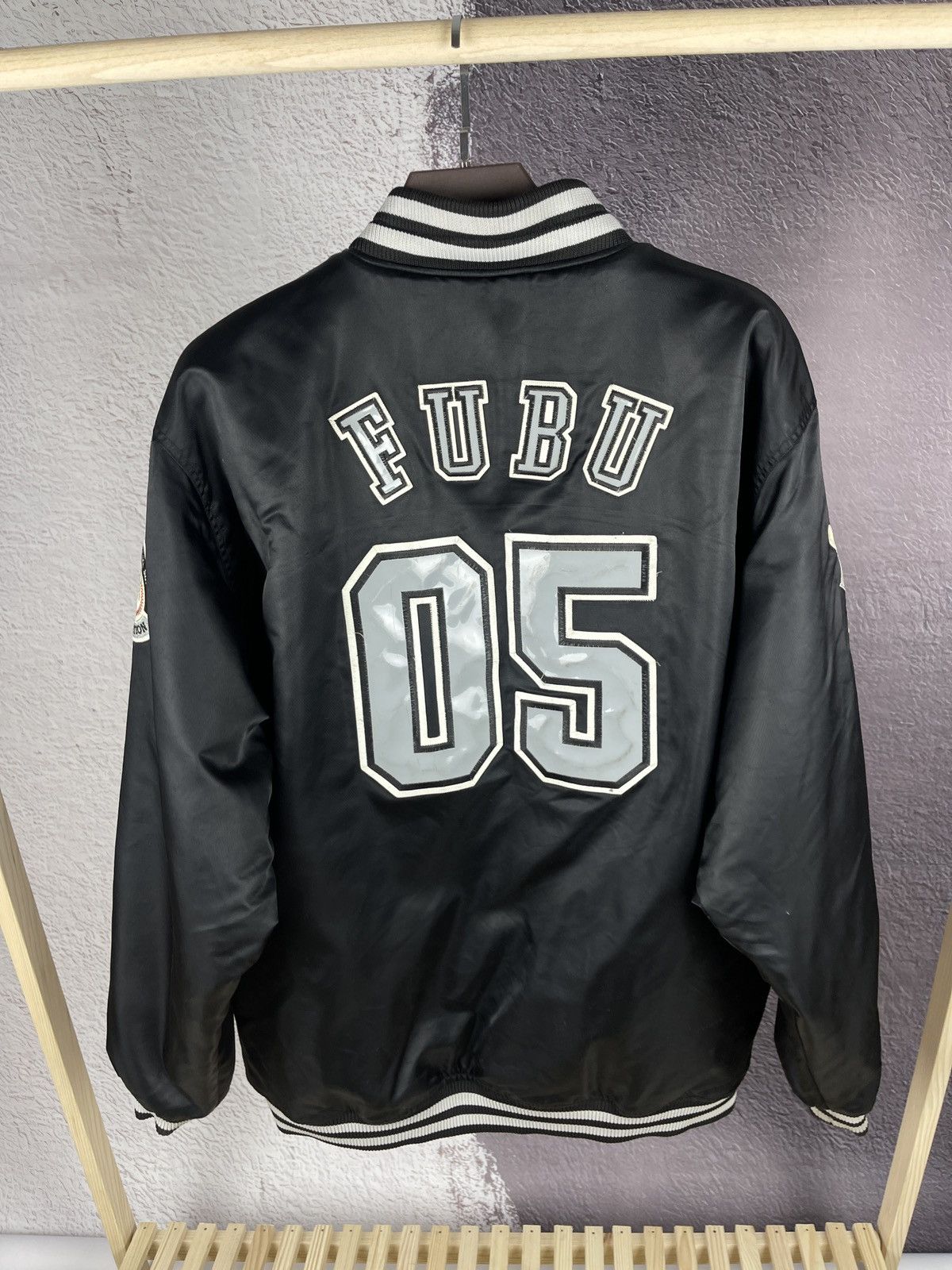 Fubu Fubu Vintage Bomber Jacket 90s 80s Los Angeles hip-hop rap Size US XL / EU 56 / 4 - 11 Thumbnail