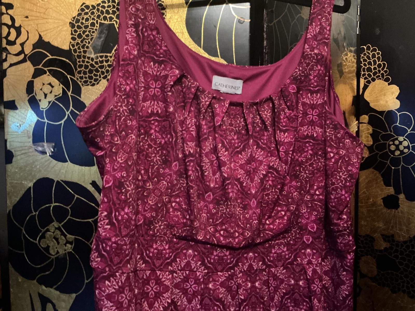 Designer 2X Godiva Dress & Matching Earrings Size XXL / US 16-18 / IT 52-54 - 3 Thumbnail
