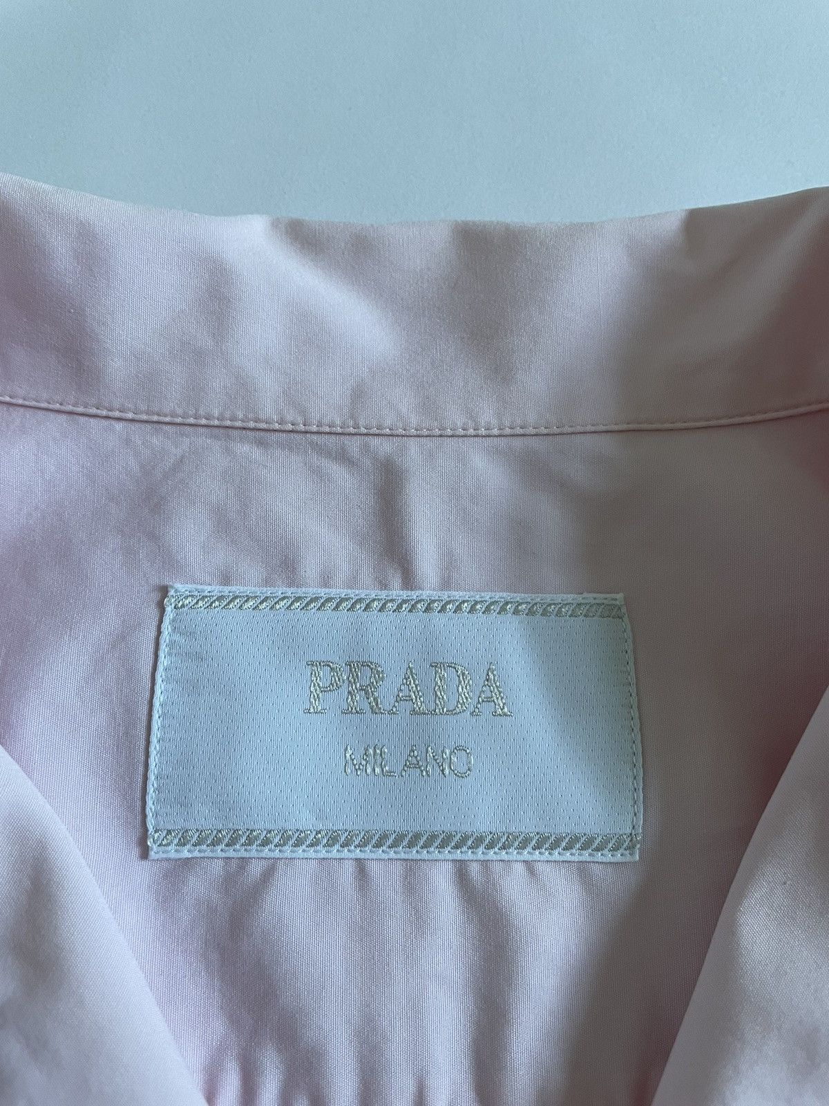 Prada × Raf Simons Prada FW22 Chest Print Bowling Shirt Size US M / EU 48-50 / 2 - 5 Thumbnail