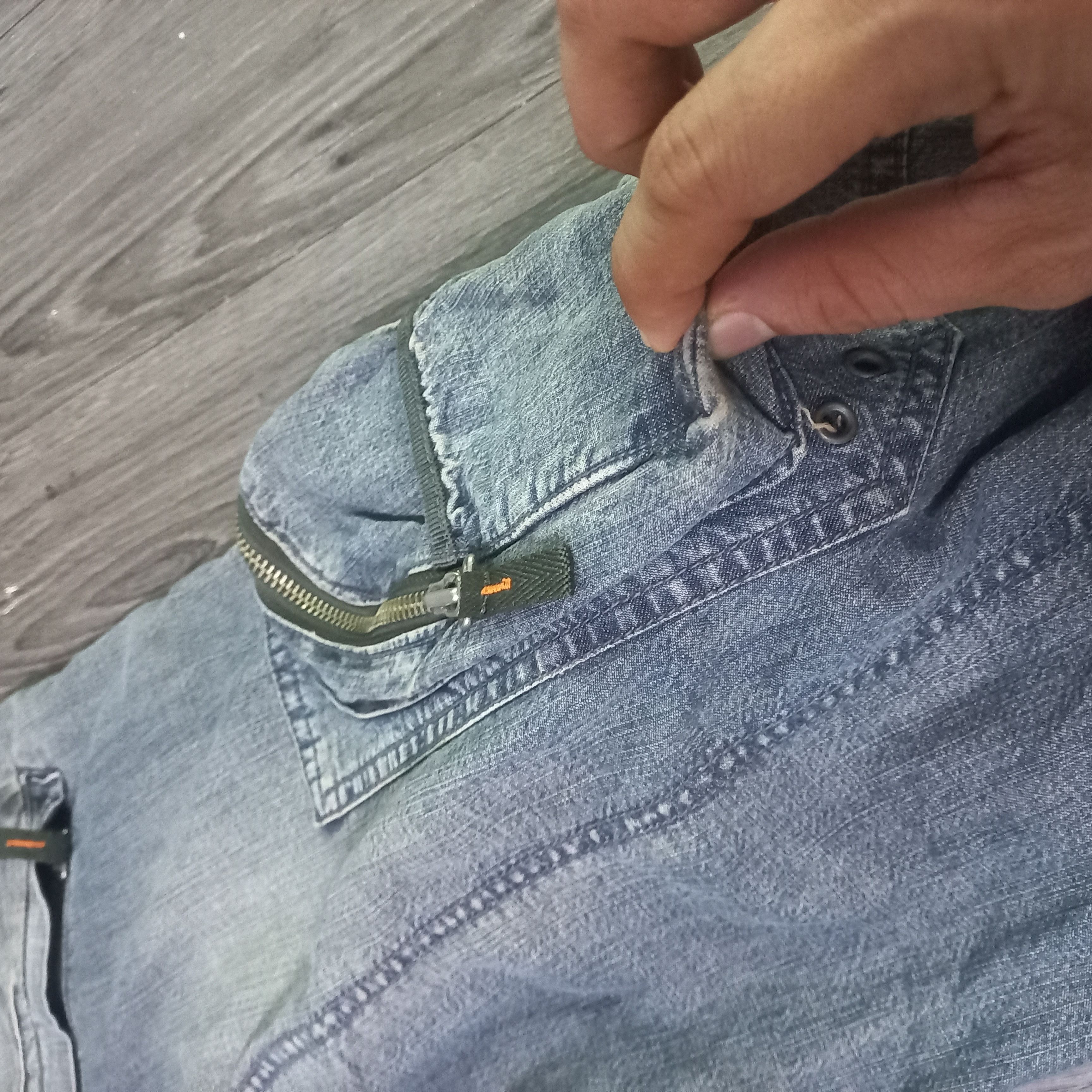 Designer × Japanese Brand Multi pocket baggy jeans Size 31" - 4 Thumbnail