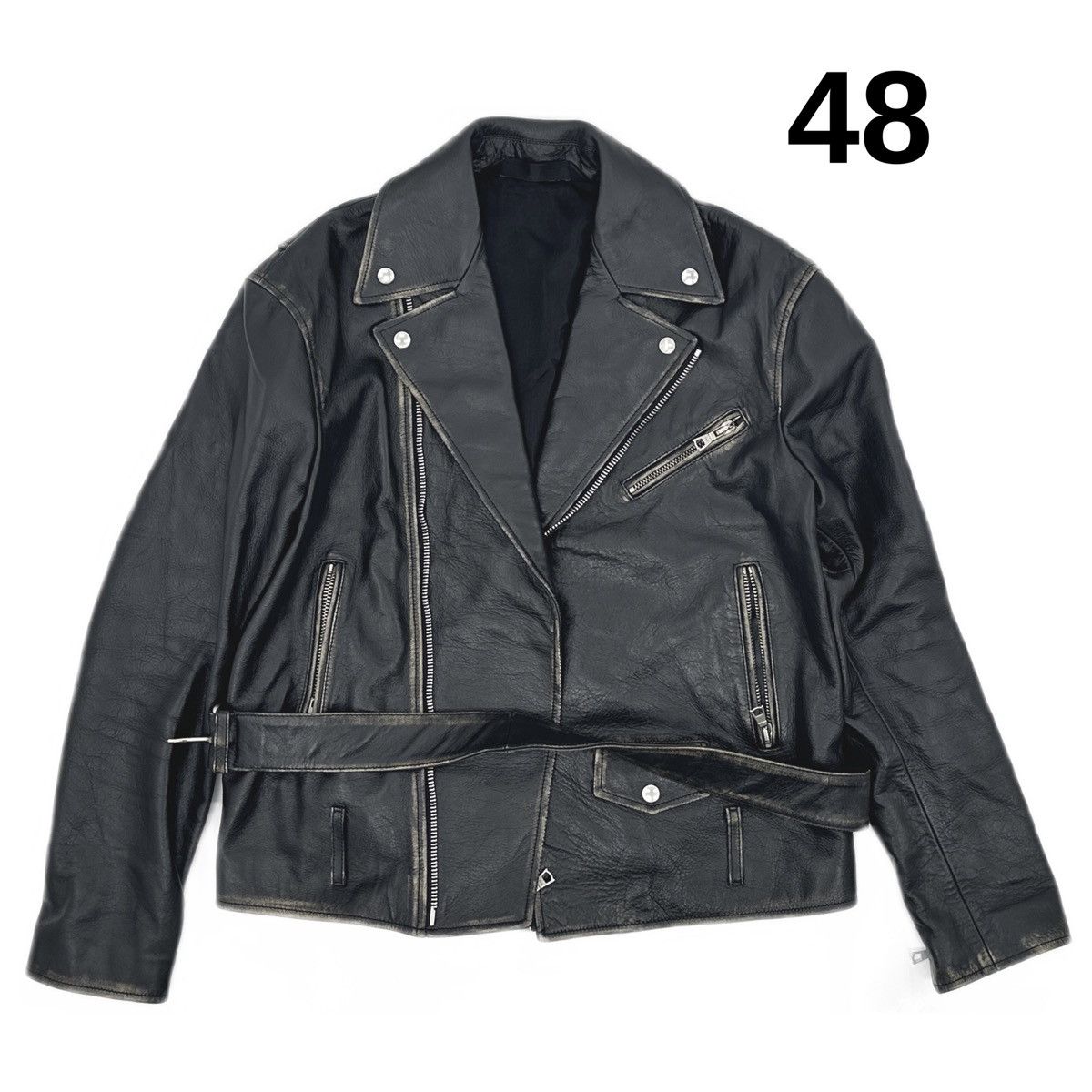 Palm Angels Palm Angels leather biker jacket Size US M / EU 48-50 / 2 - 1 Thumbnail