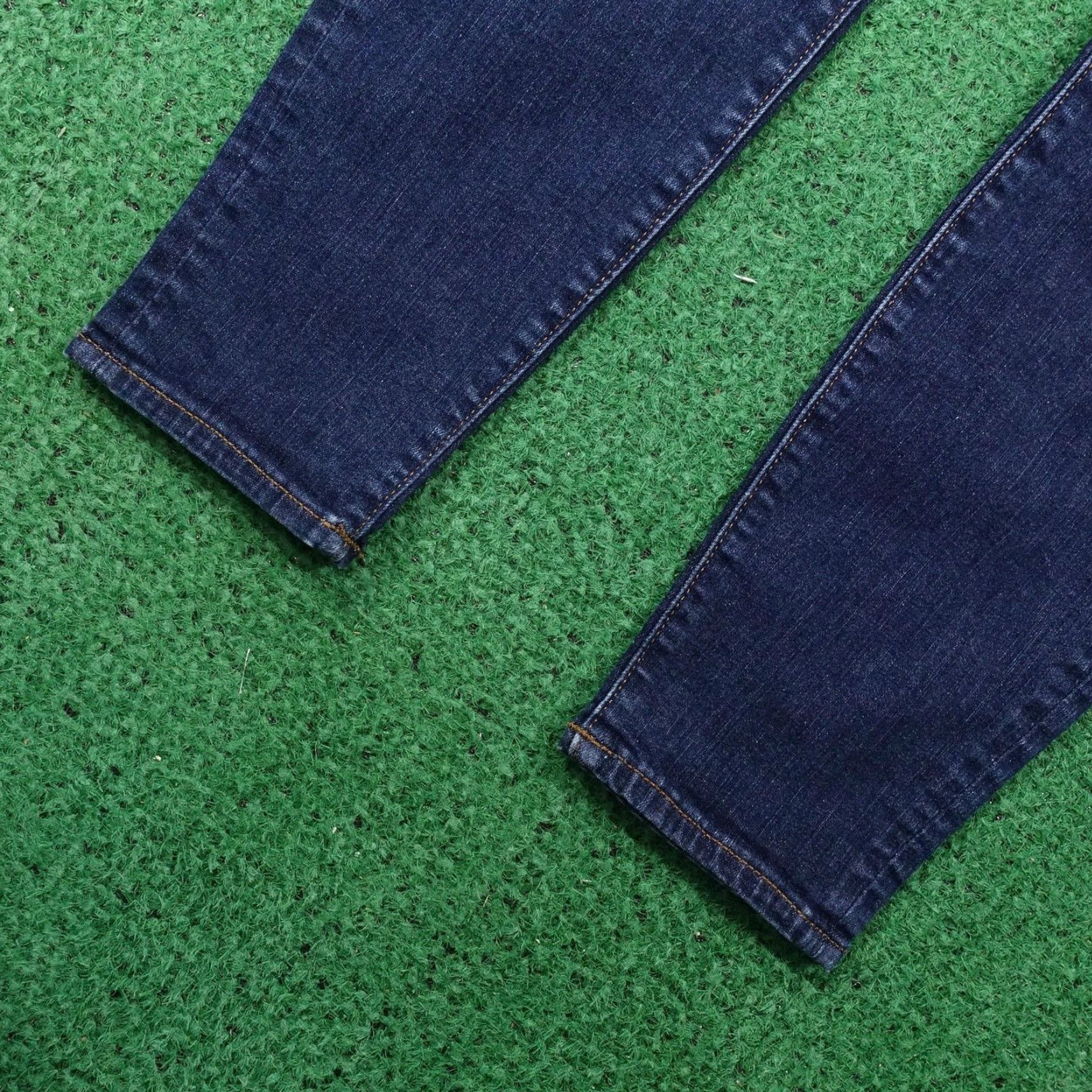 J.Crew J.CREW Jeans Womens 27 Blue 9 Inch Toothpick Skinny Stretch Denim Dark Wash Size 27" / US 4 / IT 40 - 3 Thumbnail