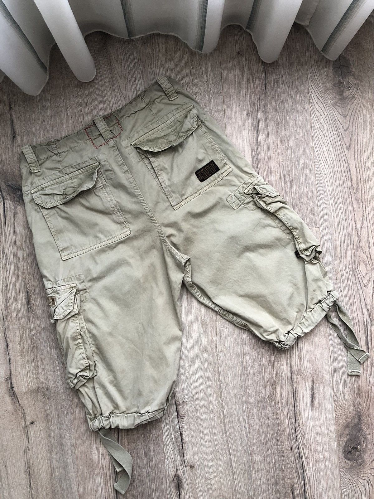 Alpha Industries Alpha Industries Cargo Military Shorts Vintage Size US 31 - 9 Thumbnail