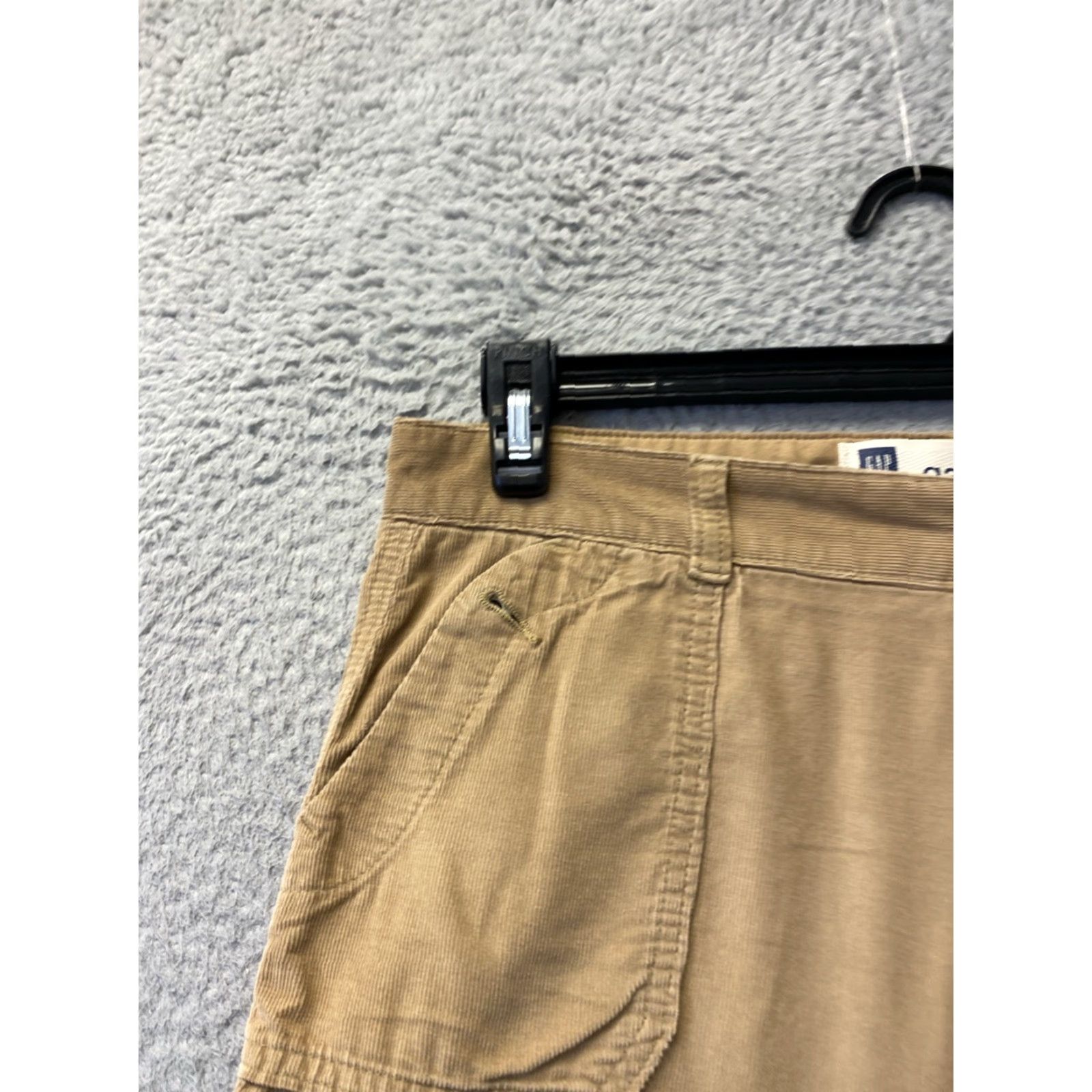 Gap GAP Tan Cargo Cropped Pants Women’s Size 6 Corduroy Regular Fit Size 28" / US 6 / IT 42 - 4 Thumbnail