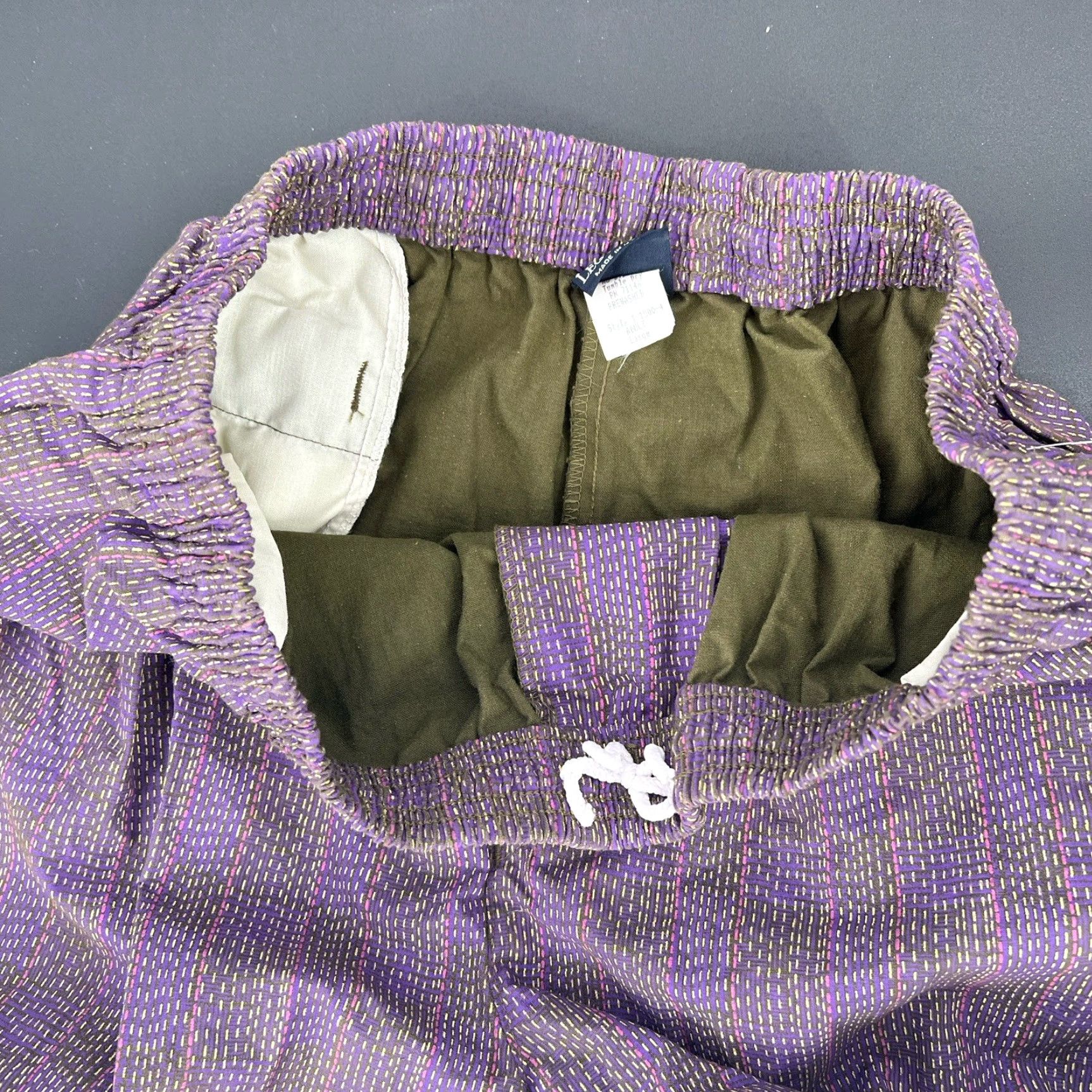 Vintage VINTAGE Leggoons Pants Purple Loose 31in Inseam Large Regular Elastic Waist Womens 1990s USA Size 36" / US 14 / IT 50 - 7 Thumbnail