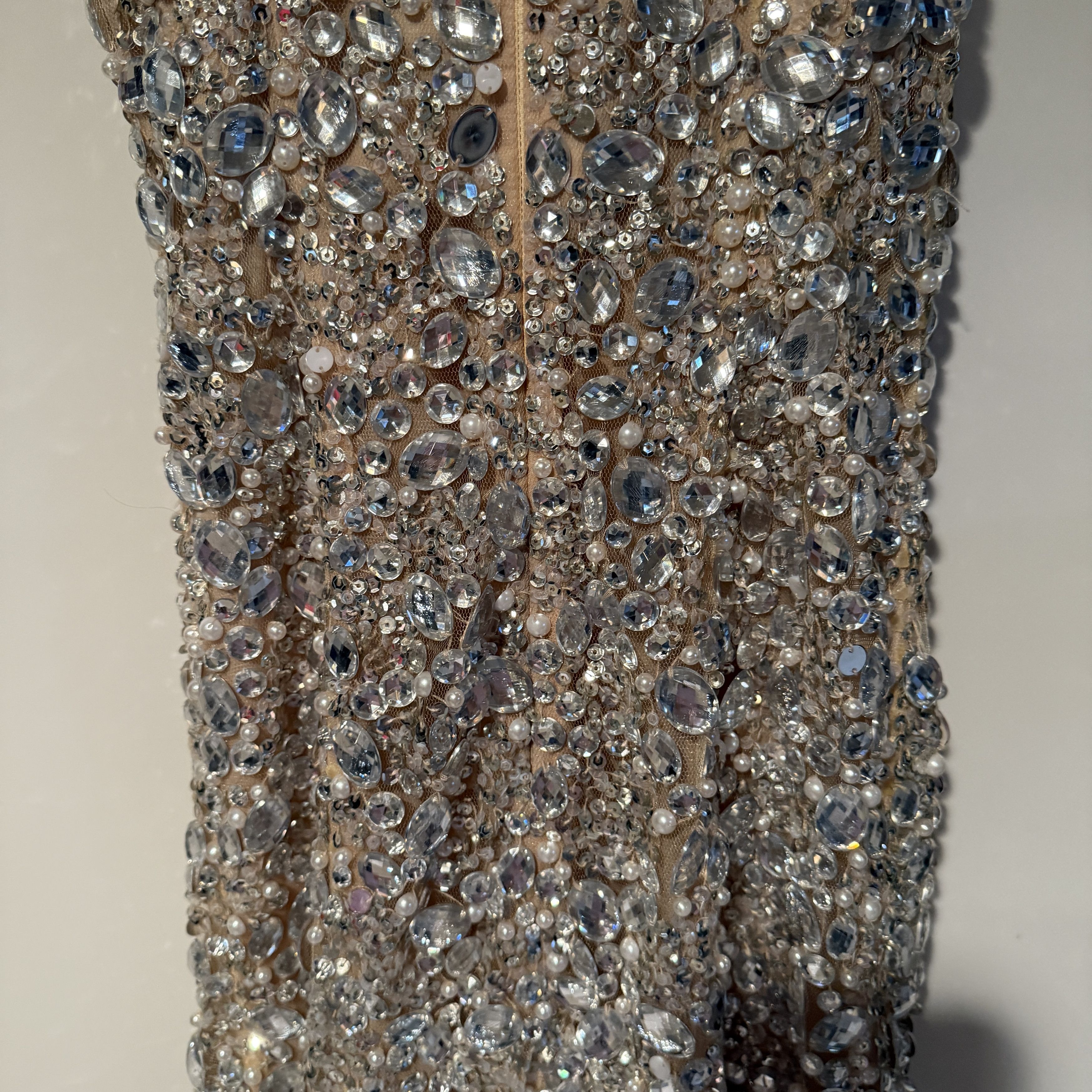 Other Jovani 4247 Crystal Jewel Diamond Size XS / US 0-2 / IT 36-38 - 10 Thumbnail