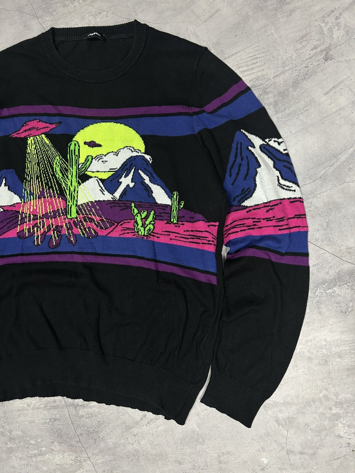 Diesel Rare Diesel alien sweater Size US M / EU 48-50 / 2 - 2 Thumbnail