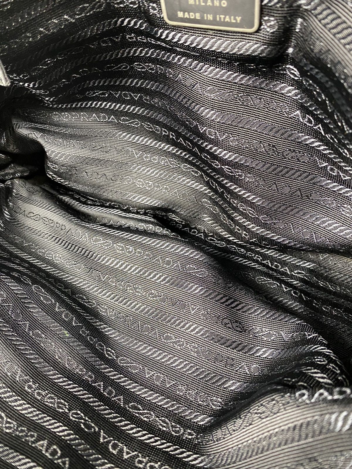 Prada Prada Tessuto Nero Nylon Shoulder Bag Size ONE SIZE - 8 Thumbnail
