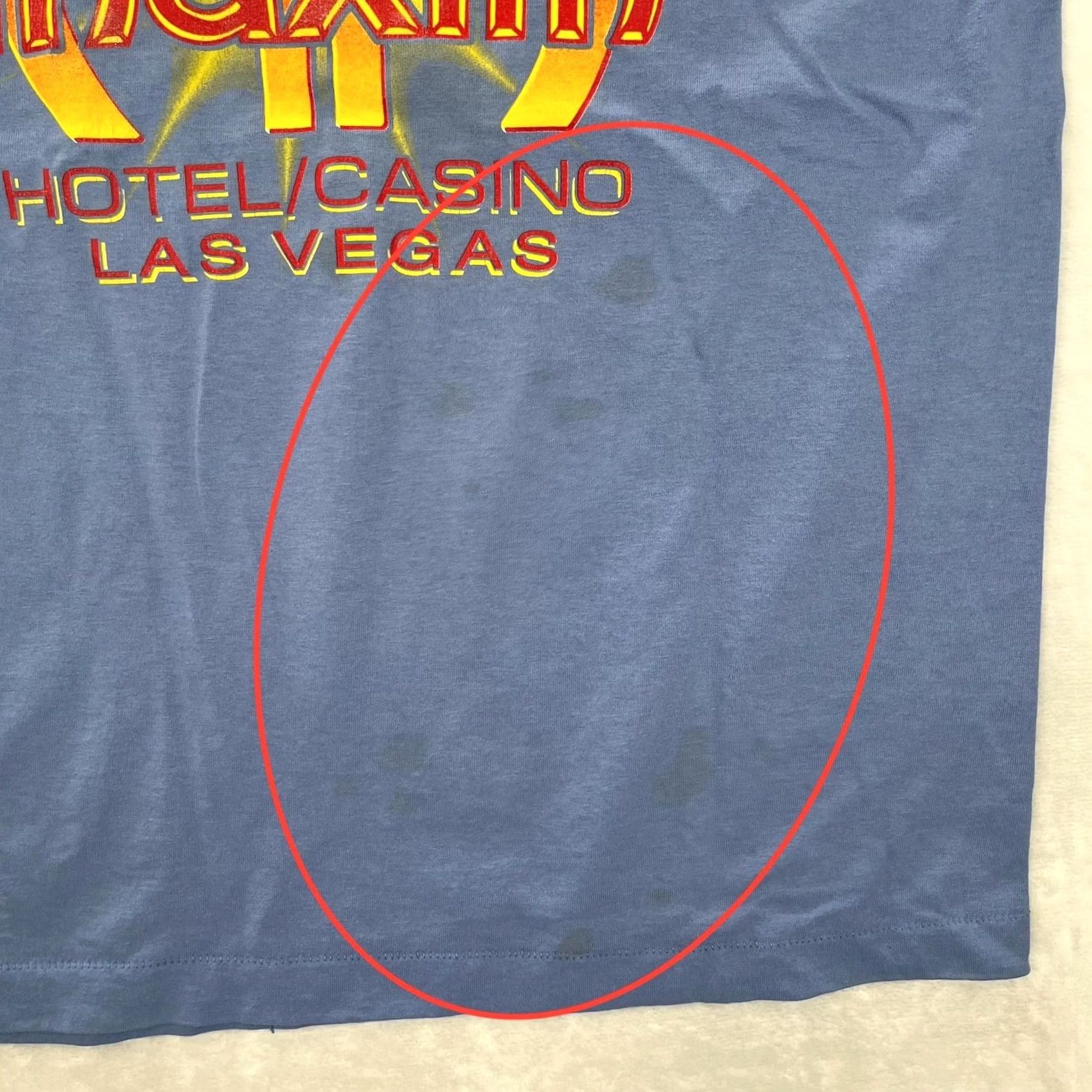 Vintage VINTAGE Maxim Hotel/Casino Las Vegas T-Shirt Mens Large Blue Crew Neck Short Sleeve Graphic Print Size US L / EU 52-54 / 3 - 3 Thumbnail