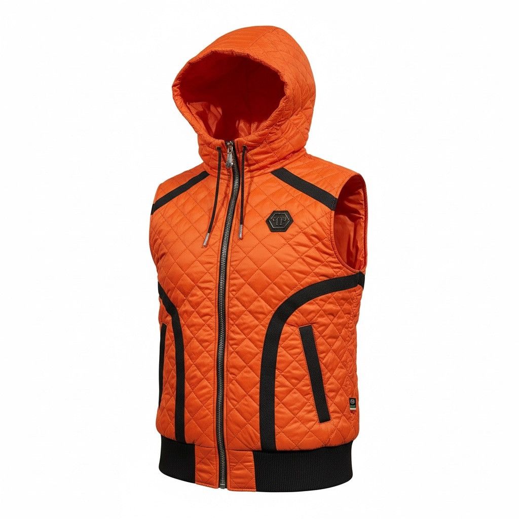 Philipp Plein Philipp Plein Quilted Vest Size US L / EU 52-54 / 3 - 1 Thumbnail