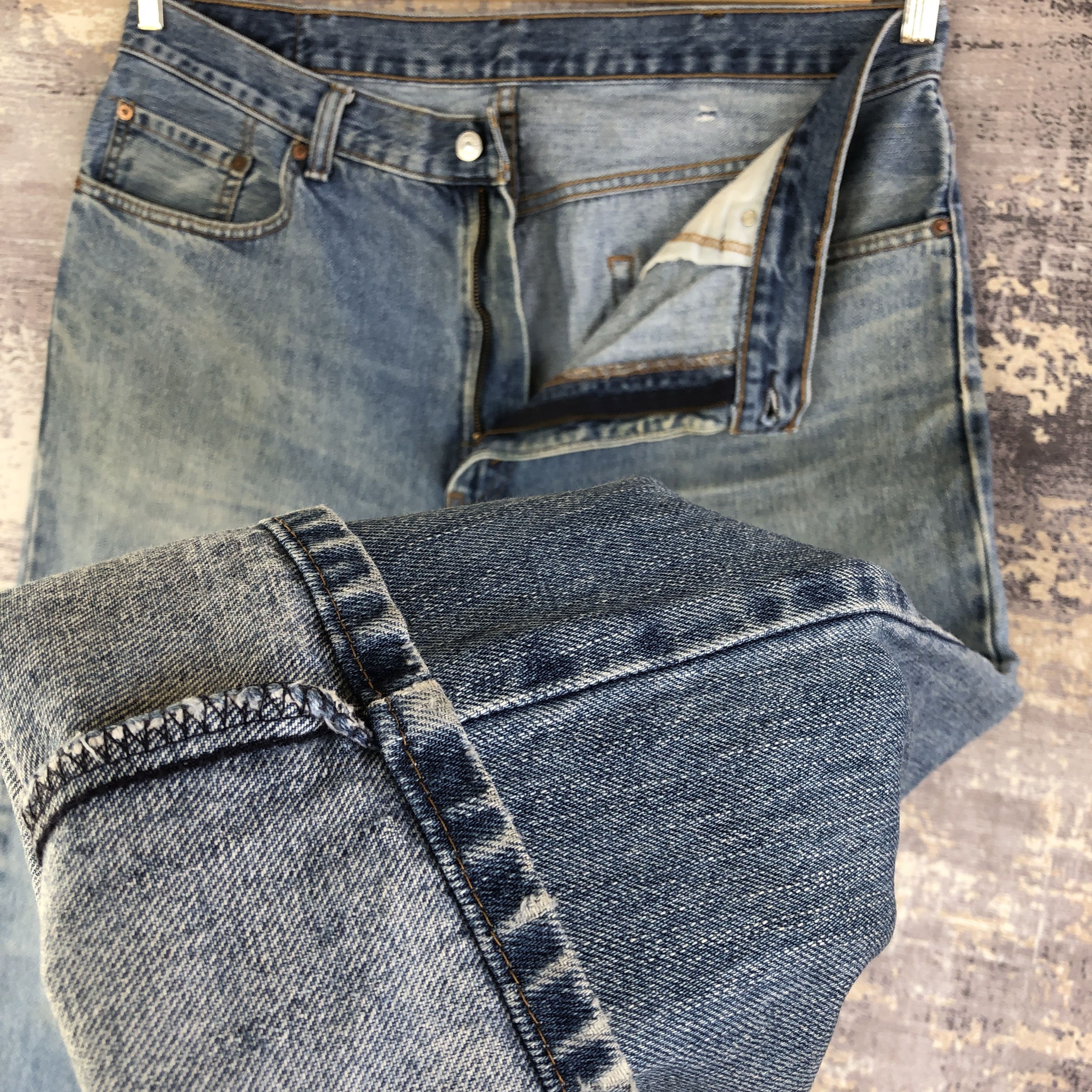 Levi's Vintage Y2K Levis 550 Baggy Jeans Levis Faded Loose Denim Size US 38 / EU 54 - 8 Thumbnail
